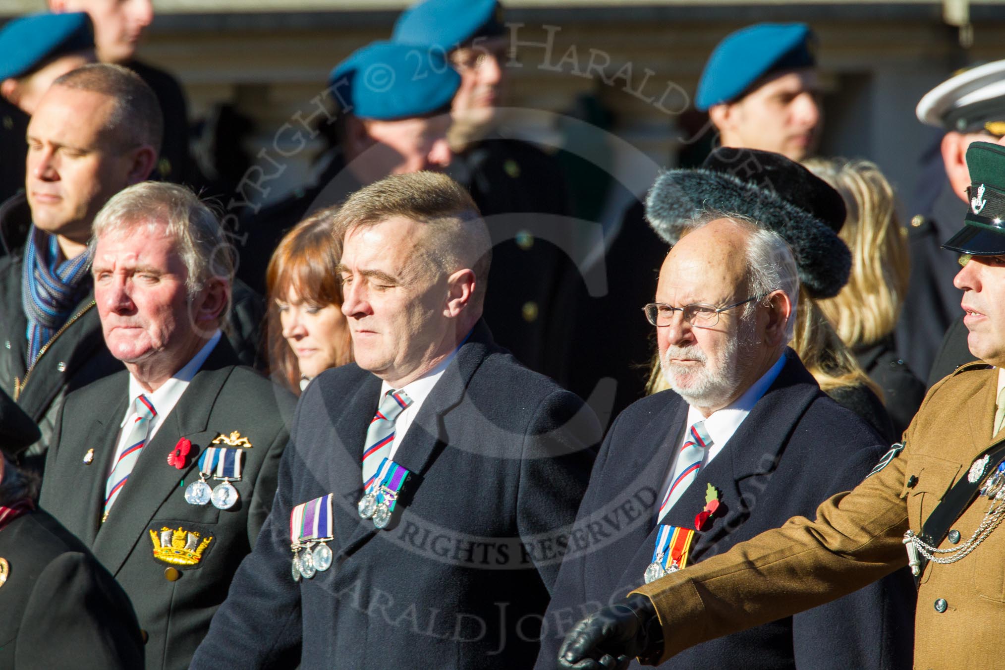 Remembrance Sunday Cenotaph March Past 2013: F7 - Gallantry Medallists League..
Press stand opposite the Foreign Office building, Whitehall, London SW1,
London,
Greater London,
United Kingdom,
on 10 November 2013 at 11:50, image #792