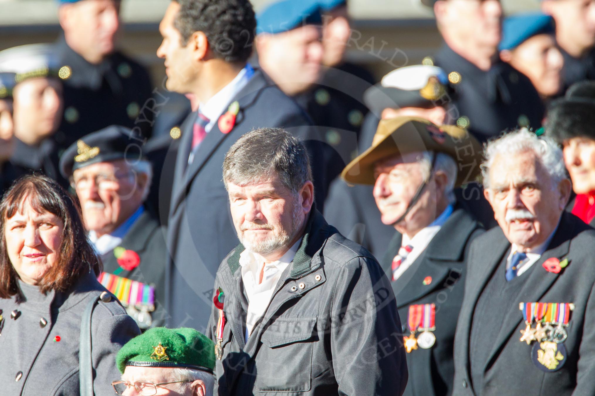 Remembrance Sunday Cenotaph March Past 2013: F11 - Burma Star Association..
Press stand opposite the Foreign Office building, Whitehall, London SW1,
London,
Greater London,
United Kingdom,
on 10 November 2013 at 11:51, image #849