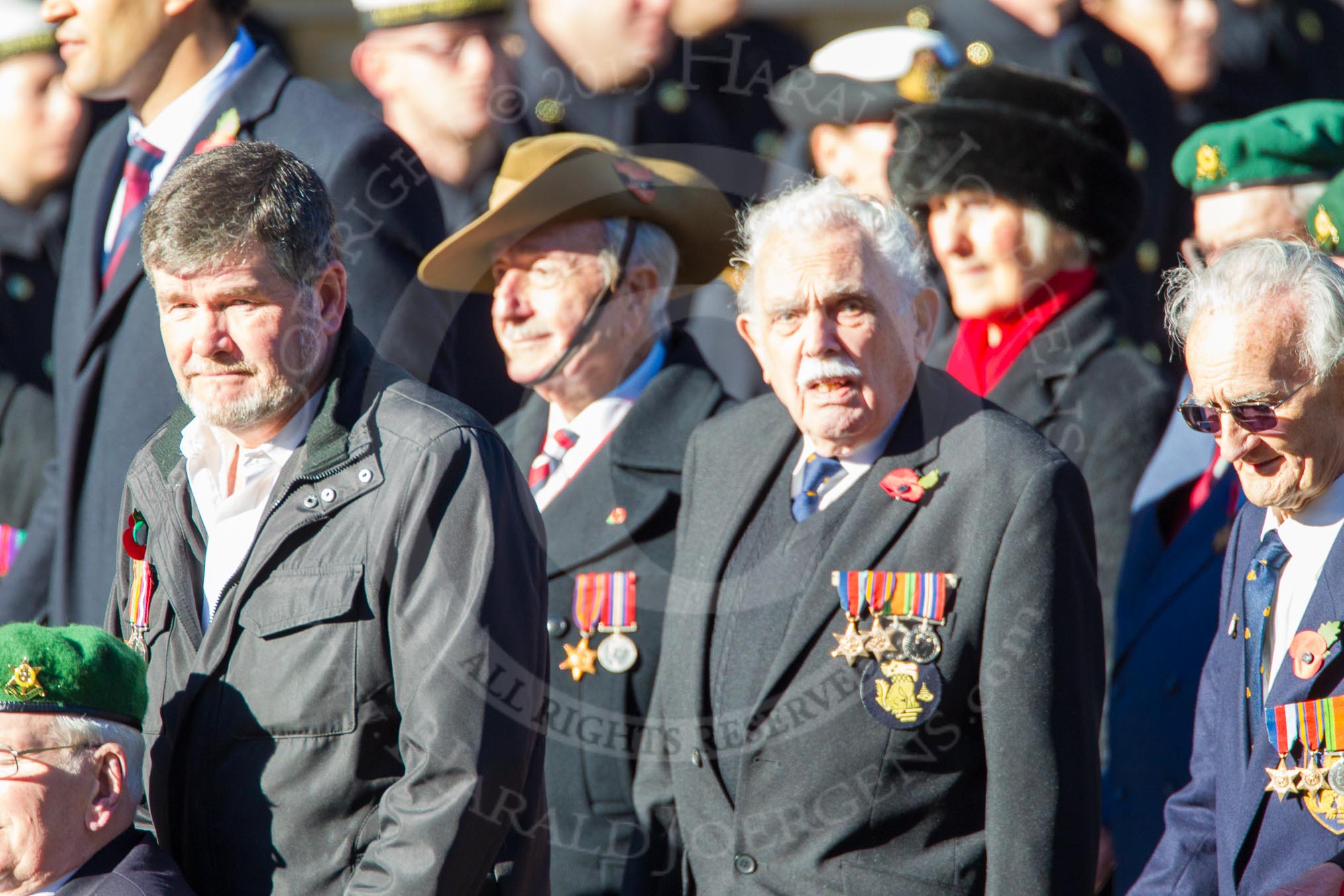 Remembrance Sunday Cenotaph March Past 2013: F11 - Burma Star Association..
Press stand opposite the Foreign Office building, Whitehall, London SW1,
London,
Greater London,
United Kingdom,
on 10 November 2013 at 11:51, image #850