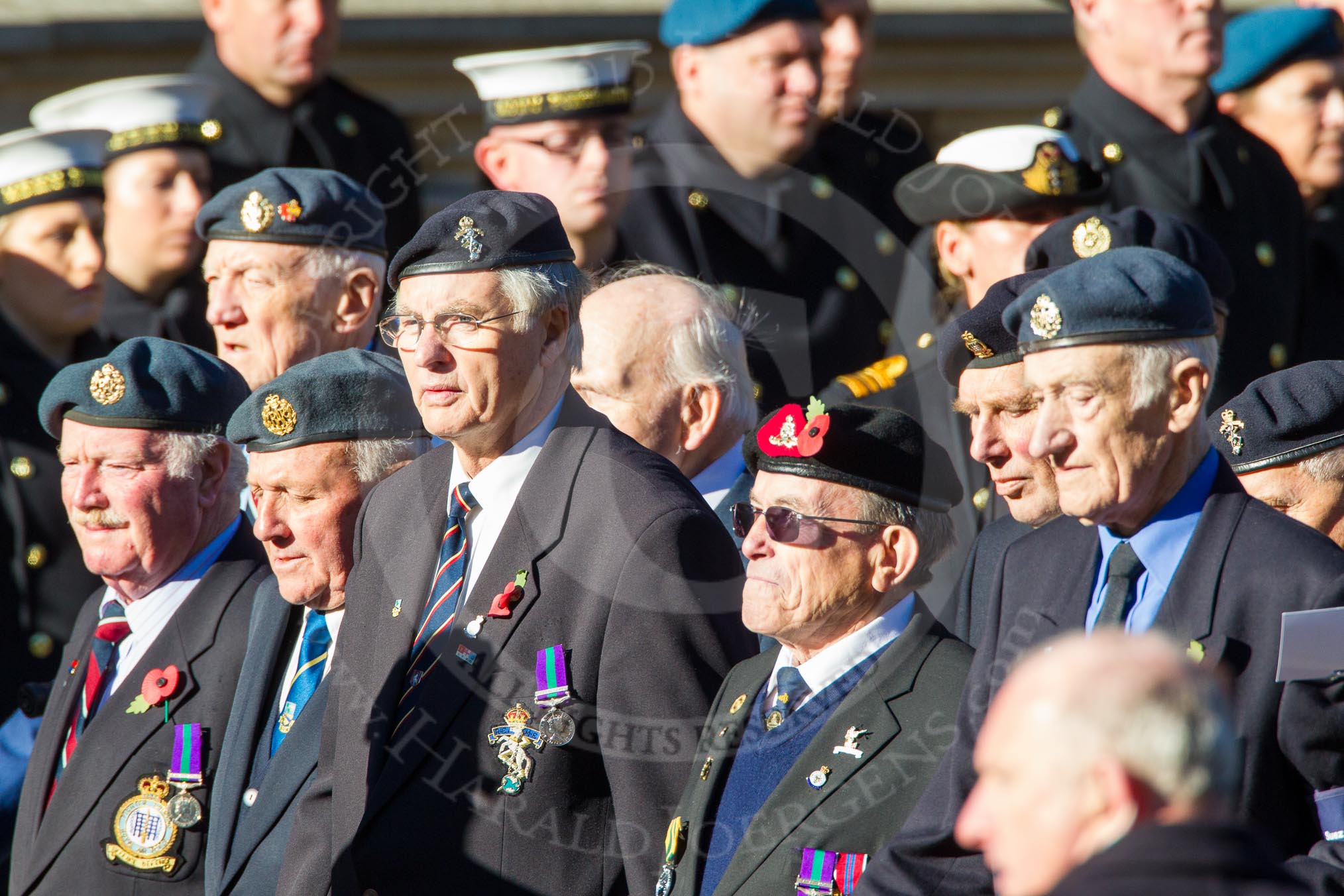 Remembrance Sunday Cenotaph March Past 2013: F15 - Suez Veterans Association..
Press stand opposite the Foreign Office building, Whitehall, London SW1,
London,
Greater London,
United Kingdom,
on 10 November 2013 at 11:52, image #866