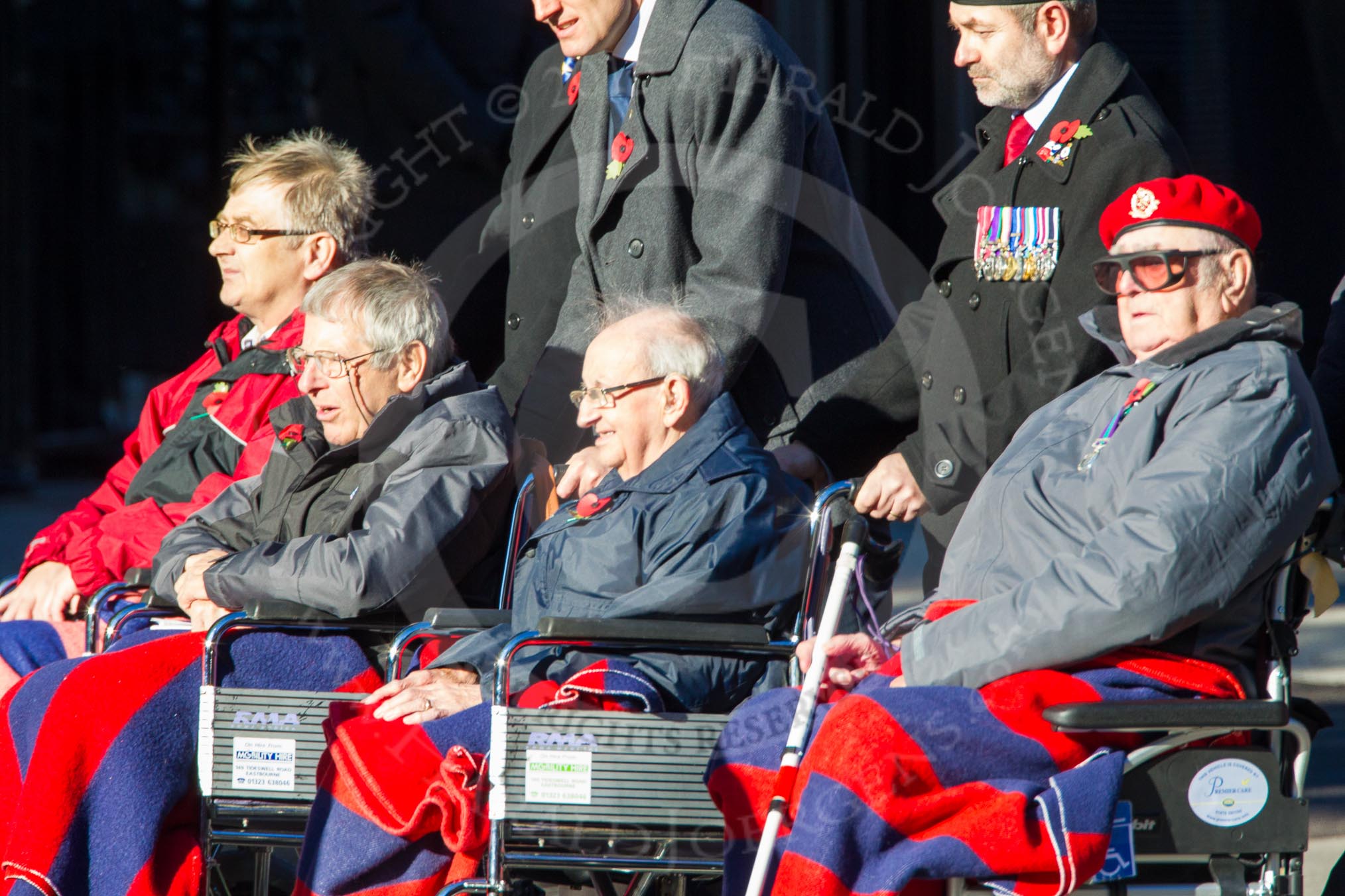 Remembrance Sunday Cenotaph March Past 2013.
Press stand opposite the Foreign Office building, Whitehall, London SW1,
London,
Greater London,
United Kingdom,
on 10 November 2013 at 11:54, image #1006