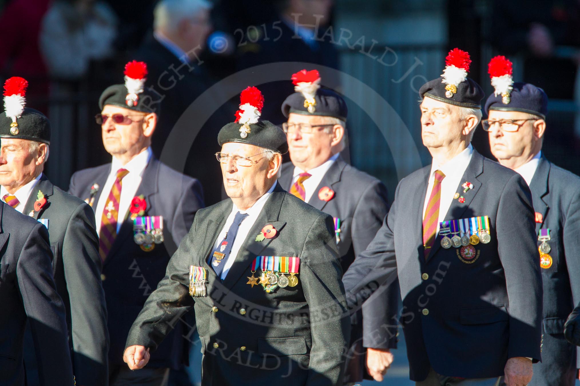 Remembrance Sunday Cenotaph March Past 2013: A2 - Royal Northumberland Fusiliers..
Press stand opposite the Foreign Office building, Whitehall, London SW1,
London,
Greater London,
United Kingdom,
on 10 November 2013 at 11:54, image #1022