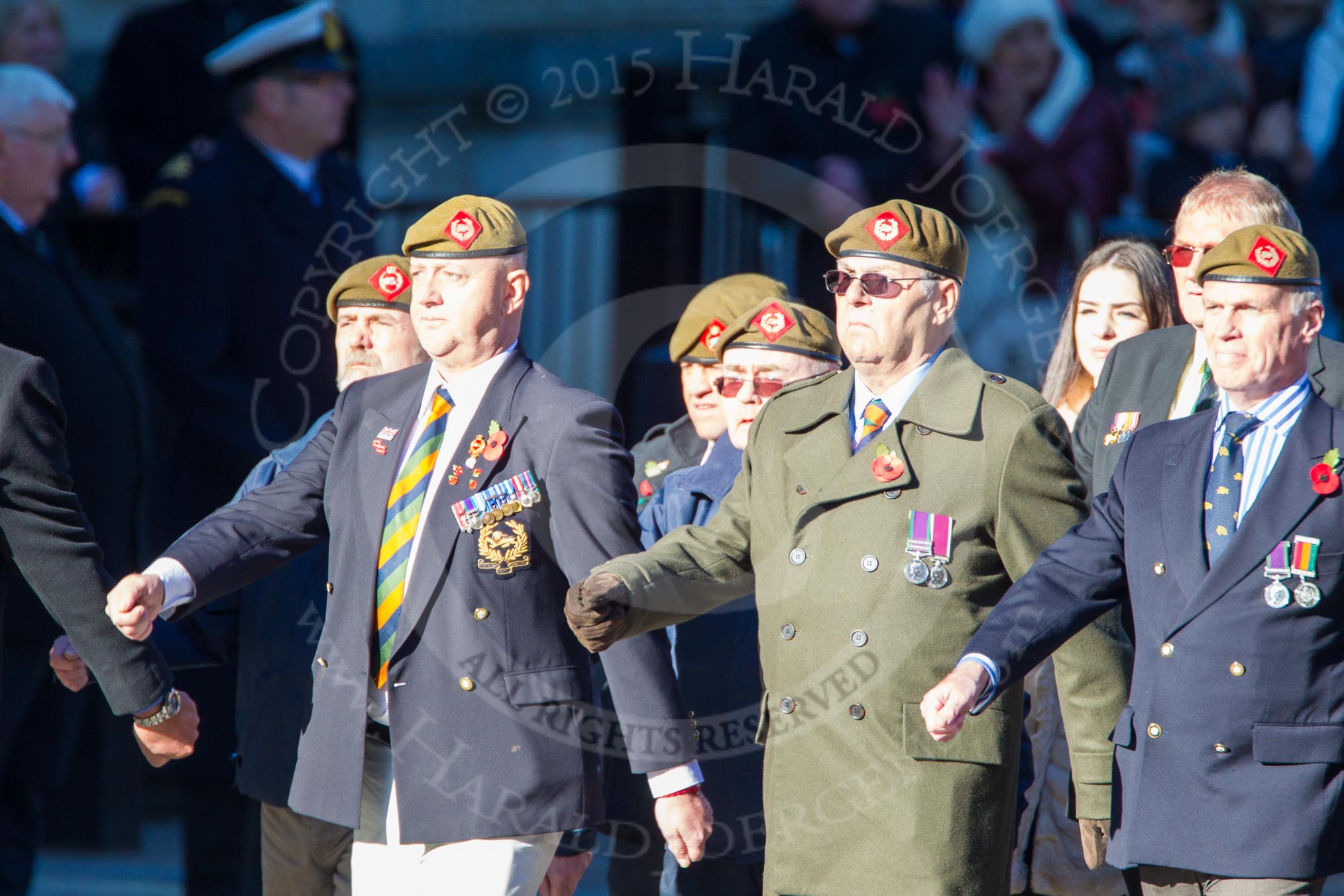 Remembrance Sunday Cenotaph March Past 2013: A3 - The Duke of Lancaster's Regimental Association..
Press stand opposite the Foreign Office building, Whitehall, London SW1,
London,
Greater London,
United Kingdom,
on 10 November 2013 at 11:54, image #1028