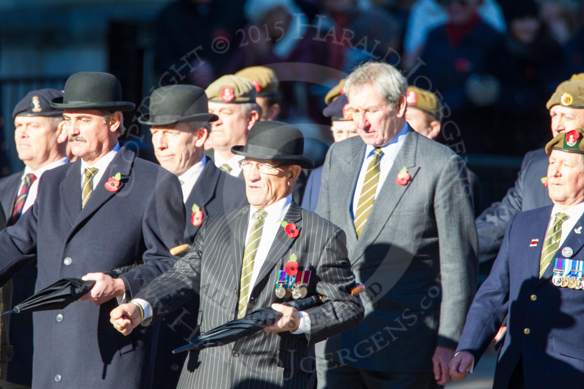 Remembrance Sunday Cenotaph March Past 2013: A4 - Green Howards Association..
Press stand opposite the Foreign Office building, Whitehall, London SW1,
London,
Greater London,
United Kingdom,
on 10 November 2013 at 11:55, image #1037