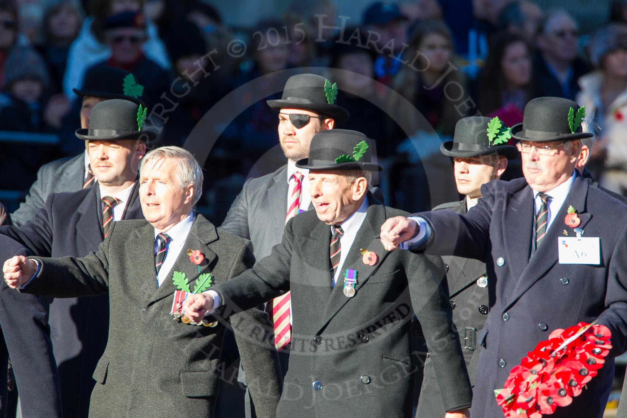 Remembrance Sunday Cenotaph March Past 2013: A6 - Cheshire Regiment Association..
Press stand opposite the Foreign Office building, Whitehall, London SW1,
London,
Greater London,
United Kingdom,
on 10 November 2013 at 11:55, image #1046