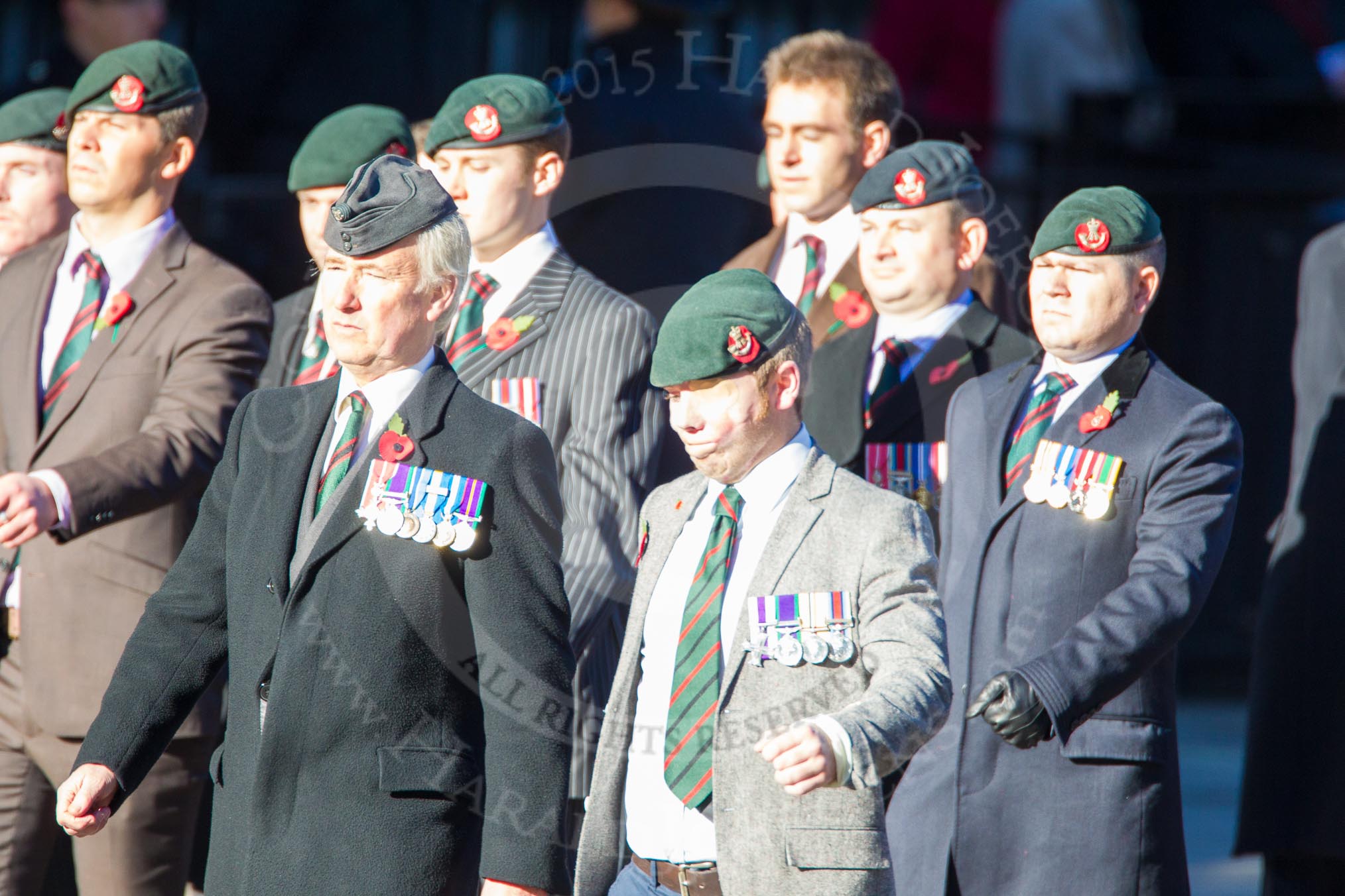 Remembrance Sunday Cenotaph March Past 2013: A9 - Rifles Regimental Association..
Press stand opposite the Foreign Office building, Whitehall, London SW1,
London,
Greater London,
United Kingdom,
on 10 November 2013 at 11:55, image #1070