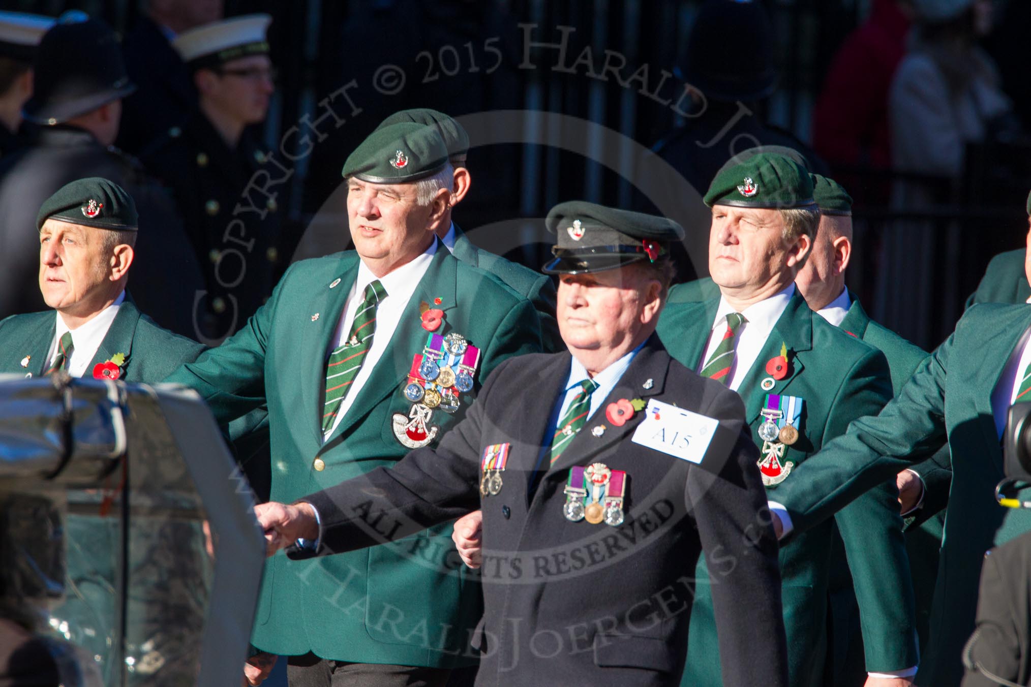 Remembrance Sunday Cenotaph March Past 2013: A15 - 1LI Association..
Press stand opposite the Foreign Office building, Whitehall, London SW1,
London,
Greater London,
United Kingdom,
on 10 November 2013 at 11:56, image #1107
