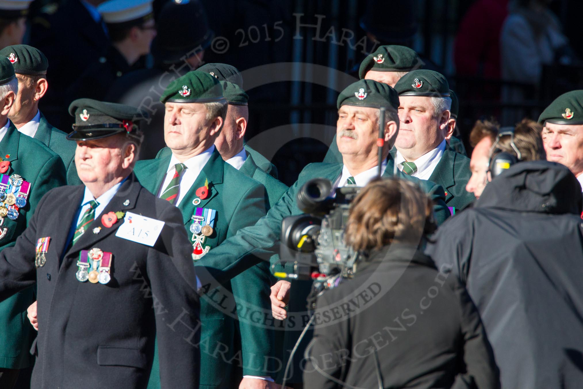 Remembrance Sunday Cenotaph March Past 2013: A15 - 1LI Association..
Press stand opposite the Foreign Office building, Whitehall, London SW1,
London,
Greater London,
United Kingdom,
on 10 November 2013 at 11:56, image #1109