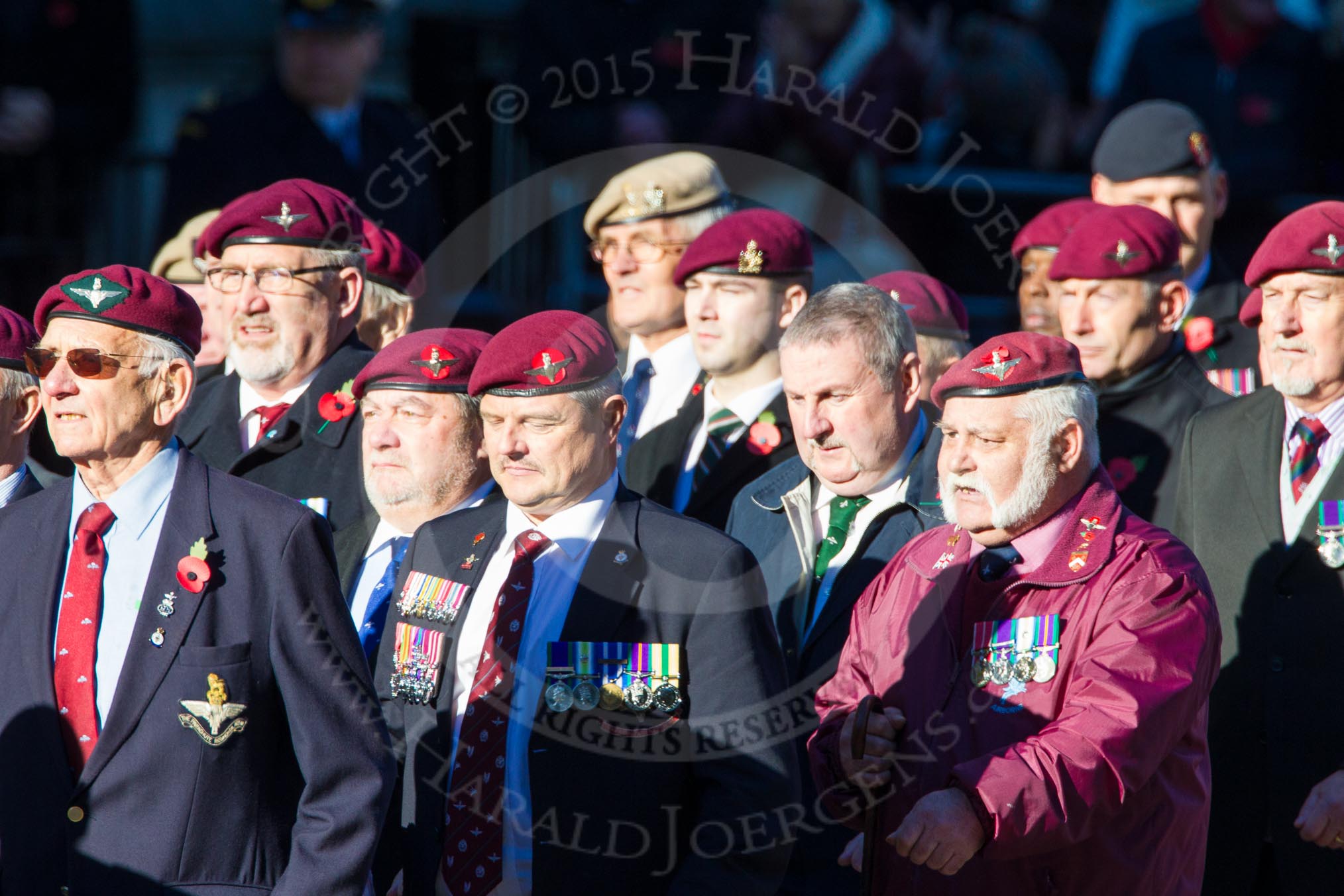 Photo 1311101157011D40196HaraldJoergens Remembrance Sunday Cenotaph March Past 2013: A17 - Parachute Regimental Association..
Press stand opposite the Foreign Office building, Whitehall, London SW1,
London,
Greater London,
United Kingdom,
on 10 November 2013 at 11:57, image #1170