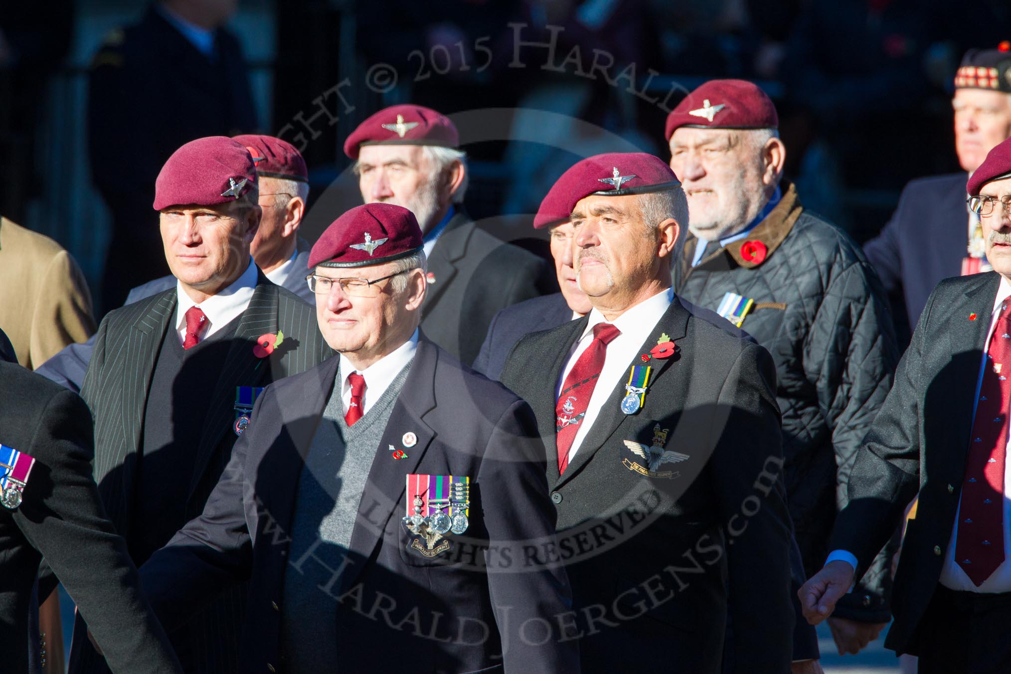 Remembrance Sunday Cenotaph March Past 2013: A17 - Parachute Regimental Association..
Press stand opposite the Foreign Office building, Whitehall, London SW1,
London,
Greater London,
United Kingdom,
on 10 November 2013 at 11:57, image #1177