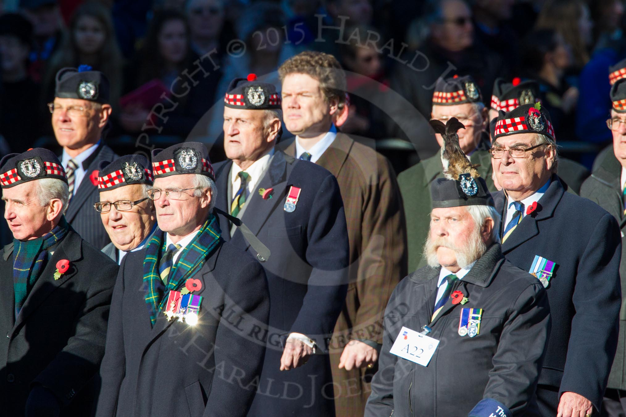 Remembrance Sunday Cenotaph March Past 2013: A22 - Gordon Highlanders Association..
Press stand opposite the Foreign Office building, Whitehall, London SW1,
London,
Greater London,
United Kingdom,
on 10 November 2013 at 11:57, image #1212