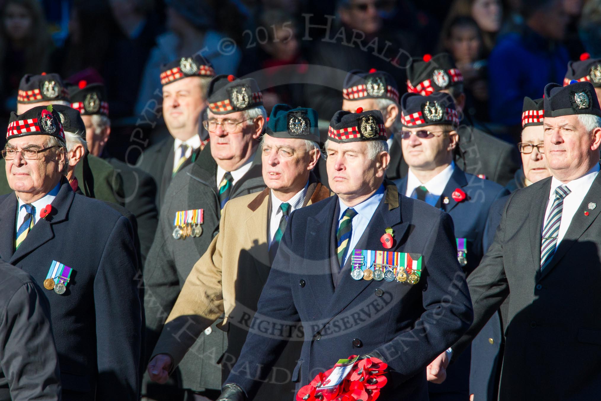 Remembrance Sunday Cenotaph March Past 2013: A22 - Gordon Highlanders Association..
Press stand opposite the Foreign Office building, Whitehall, London SW1,
London,
Greater London,
United Kingdom,
on 10 November 2013 at 11:57, image #1214