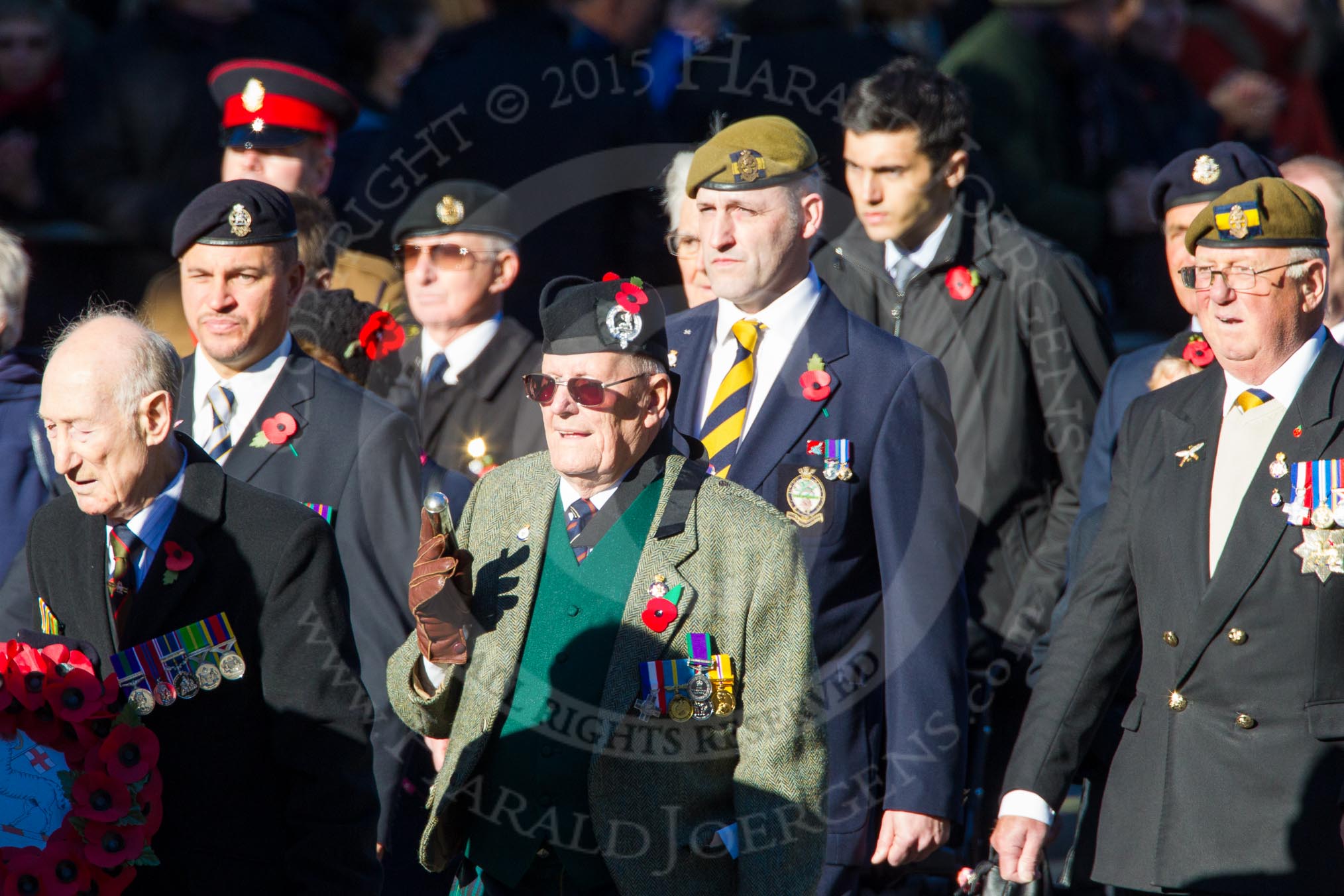 Remembrance Sunday Cenotaph March Past 2013: A30 - Princess of Wales's Royal Regiment..
Press stand opposite the Foreign Office building, Whitehall, London SW1,
London,
Greater London,
United Kingdom,
on 10 November 2013 at 11:58, image #1276