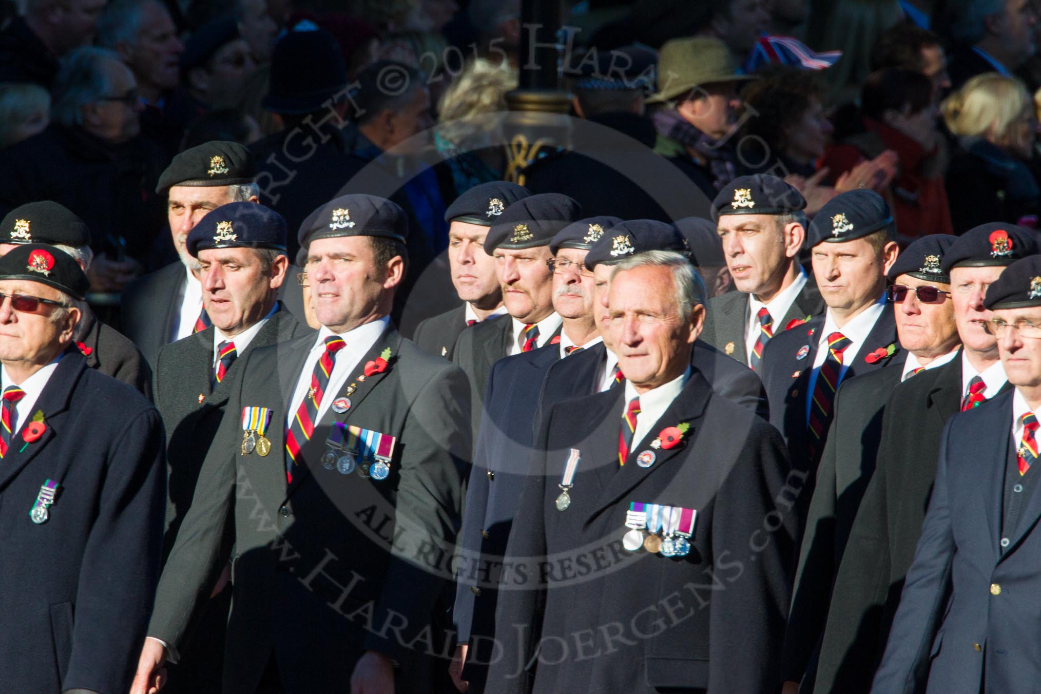 Remembrance Sunday Cenotaph March Past 2013: B6 - The 16/5th Queen's Royal Lancers..
Press stand opposite the Foreign Office building, Whitehall, London SW1,
London,
Greater London,
United Kingdom,
on 10 November 2013 at 11:59, image #1336