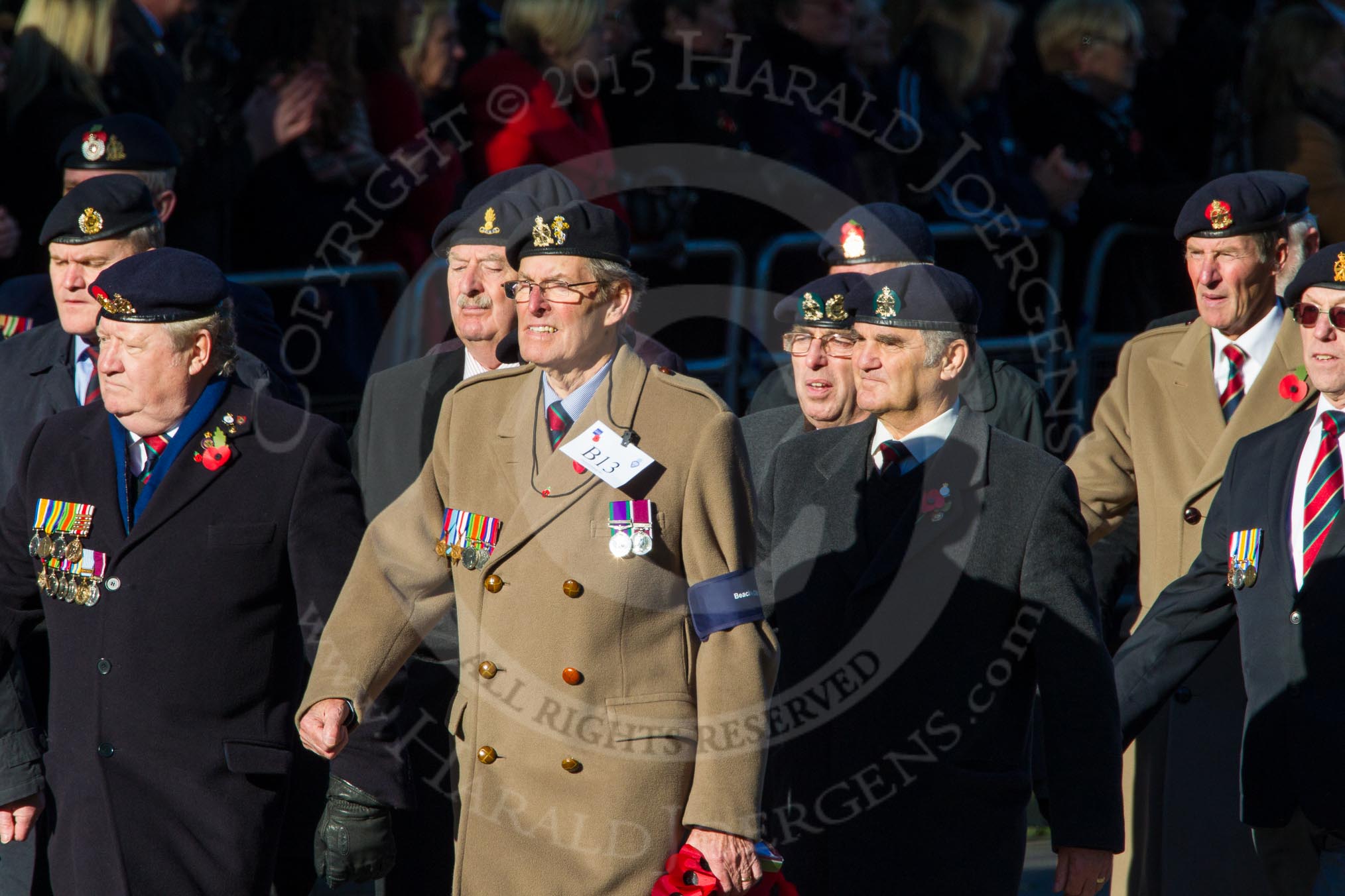 Remembrance Sunday Cenotaph March Past 2013: B13 - Beachley Old Boys Association..
Press stand opposite the Foreign Office building, Whitehall, London SW1,
London,
Greater London,
United Kingdom,
on 10 November 2013 at 12:00, image #1392