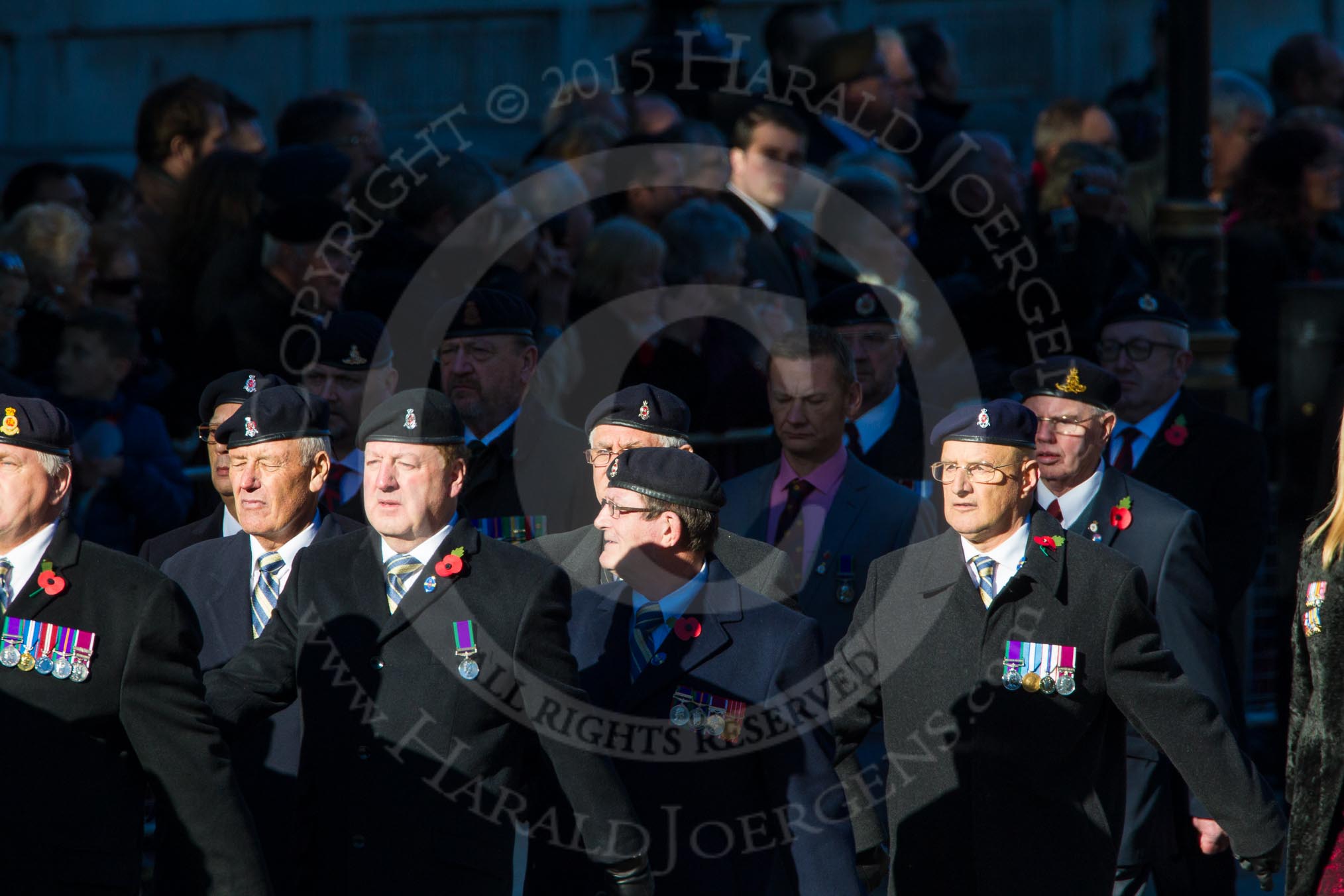 Remembrance Sunday Cenotaph March Past 2013: B18 - 3rd Regiment Royal Horse Artillery Association..
Press stand opposite the Foreign Office building, Whitehall, London SW1,
London,
Greater London,
United Kingdom,
on 10 November 2013 at 12:01, image #1446