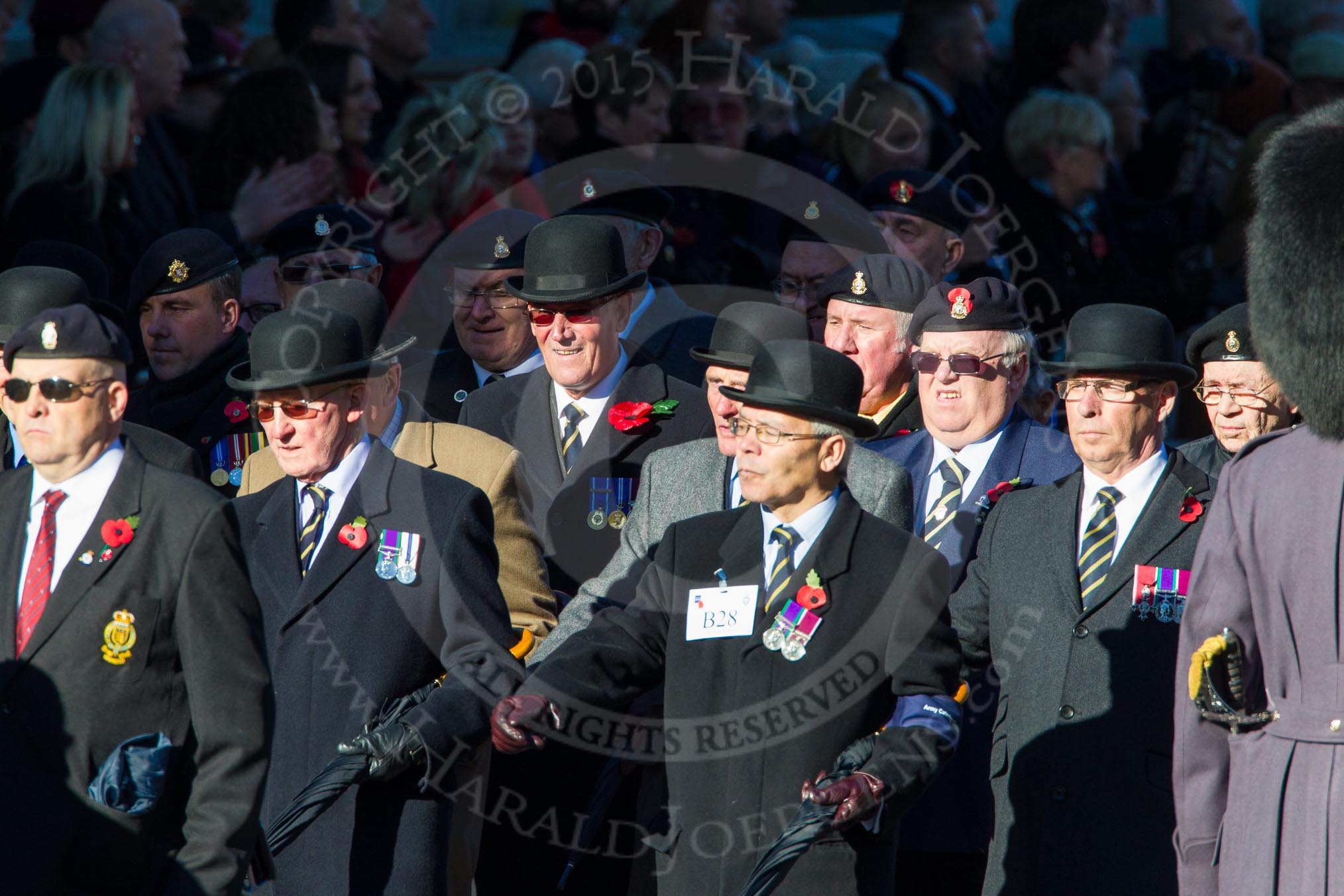 Remembrance Sunday Cenotaph March Past 2013: B28 - Army Catering Corps Association..
Press stand opposite the Foreign Office building, Whitehall, London SW1,
London,
Greater London,
United Kingdom,
on 10 November 2013 at 12:03, image #1540