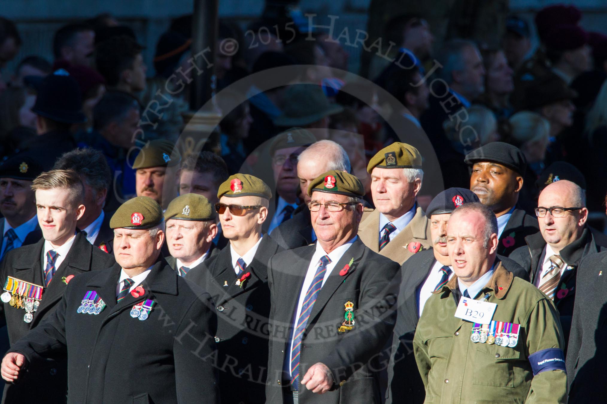 Photo 1311101203391D40817HaraldJoergens Remembrance Sunday Cenotaph March Past 2013: B29 - Royal Pioneer Corps Association..
Press stand opposite the Foreign Office building, Whitehall, London SW1,
London,
Greater London,
United Kingdom,
on 10 November 2013 at 12:03, image #1557