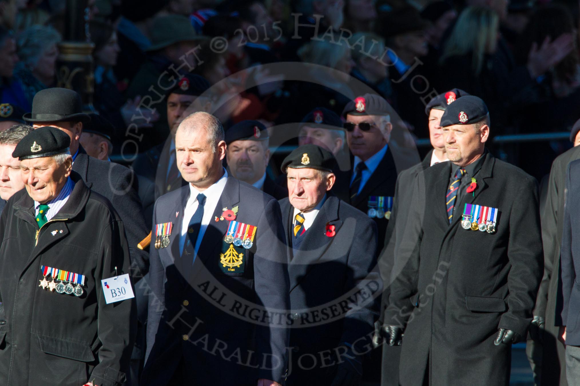Remembrance Sunday Cenotaph March Past 2013: B30 - Reconnaissance Corps..
Press stand opposite the Foreign Office building, Whitehall, London SW1,
London,
Greater London,
United Kingdom,
on 10 November 2013 at 12:03, image #1570