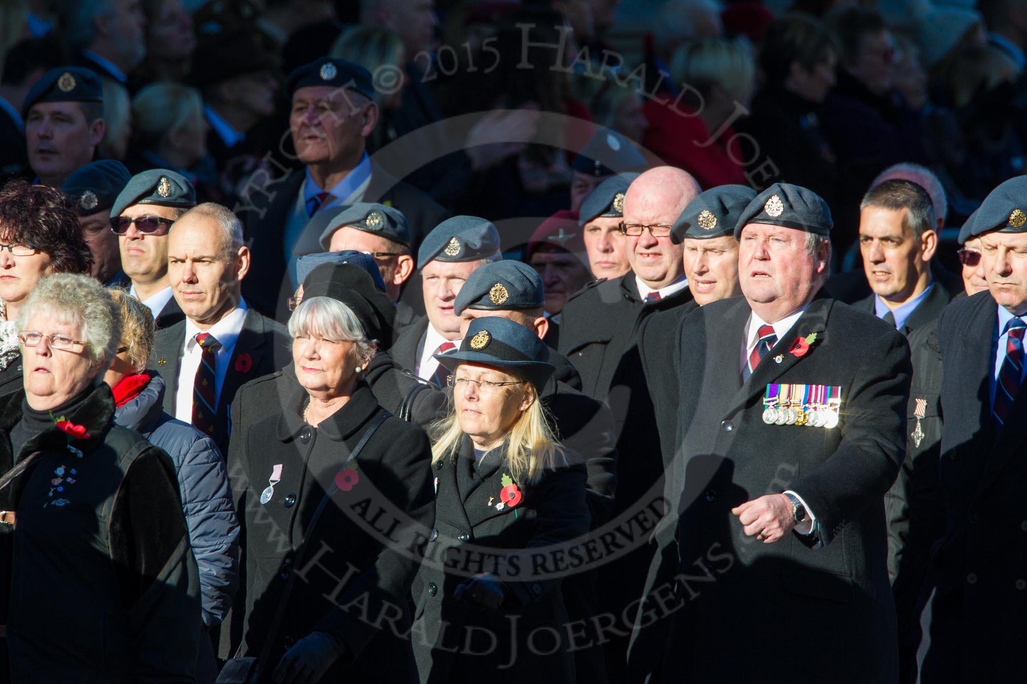 Remembrance Sunday Cenotaph March Past 2013: C2 - Royal Air Force Regiment Association..
Press stand opposite the Foreign Office building, Whitehall, London SW1,
London,
Greater London,
United Kingdom,
on 10 November 2013 at 12:05, image #1661