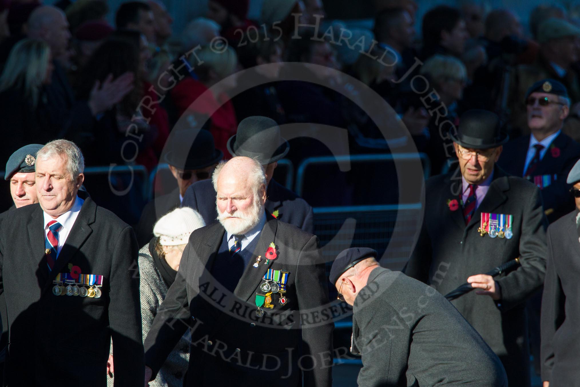 Remembrance Sunday Cenotaph March Past 2013: C2 - Royal Air Force Regiment Association..
Press stand opposite the Foreign Office building, Whitehall, London SW1,
London,
Greater London,
United Kingdom,
on 10 November 2013 at 12:05, image #1667