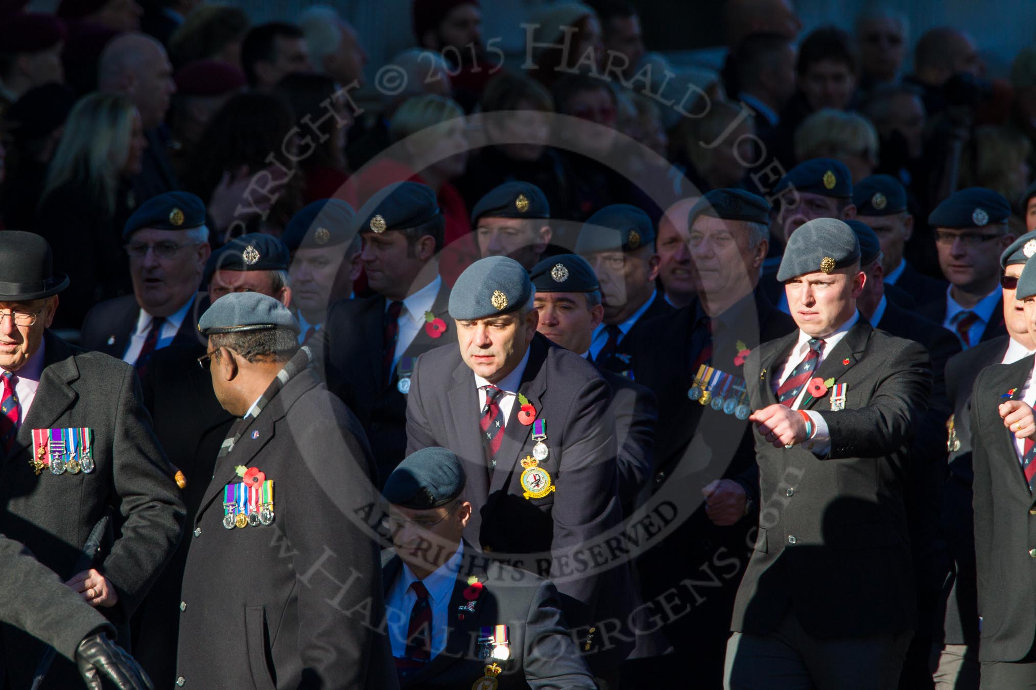 Remembrance Sunday Cenotaph March Past 2013: C2 - Royal Air Force Regiment Association..
Press stand opposite the Foreign Office building, Whitehall, London SW1,
London,
Greater London,
United Kingdom,
on 10 November 2013 at 12:05, image #1670