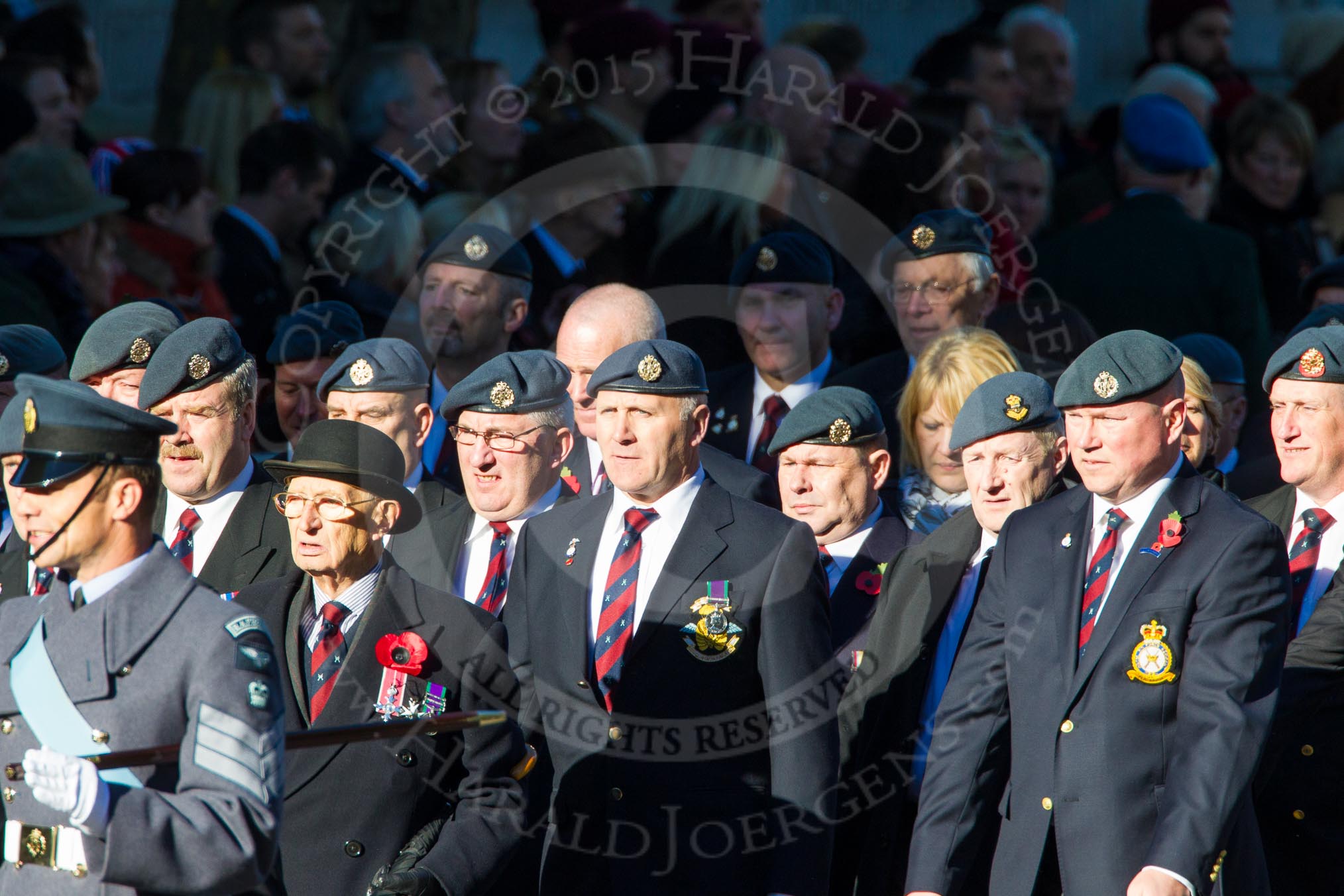 Remembrance Sunday Cenotaph March Past 2013: C2 - Royal Air Force Regiment Association..
Press stand opposite the Foreign Office building, Whitehall, London SW1,
London,
Greater London,
United Kingdom,
on 10 November 2013 at 12:05, image #1683