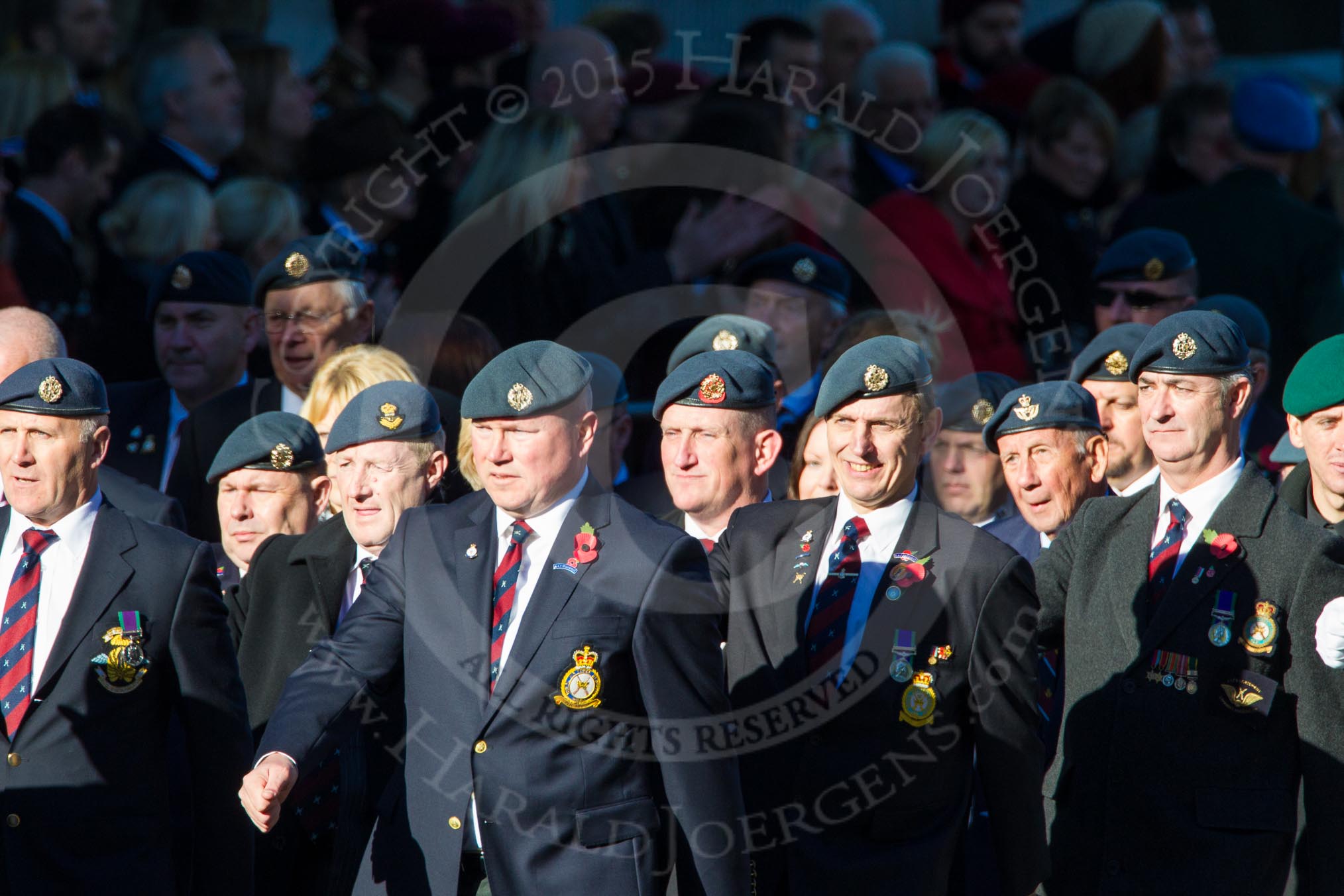 Remembrance Sunday Cenotaph March Past 2013: C2 - Royal Air Force Regiment Association..
Press stand opposite the Foreign Office building, Whitehall, London SW1,
London,
Greater London,
United Kingdom,
on 10 November 2013 at 12:05, image #1684