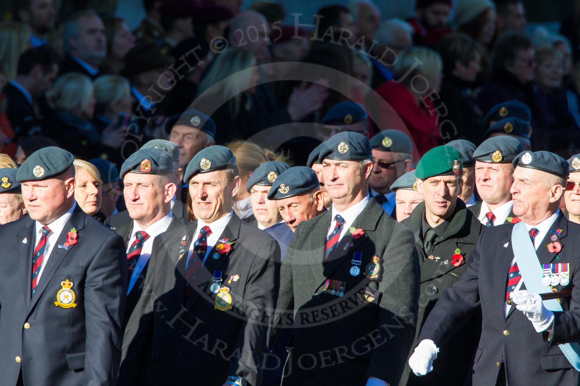 Remembrance Sunday Cenotaph March Past 2013: C2 - Royal Air Force Regiment Association..
Press stand opposite the Foreign Office building, Whitehall, London SW1,
London,
Greater London,
United Kingdom,
on 10 November 2013 at 12:05, image #1685