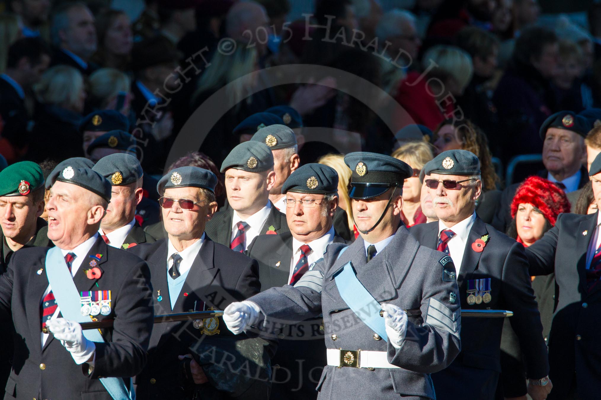 Remembrance Sunday Cenotaph March Past 2013: C2 - Royal Air Force Regiment Association..
Press stand opposite the Foreign Office building, Whitehall, London SW1,
London,
Greater London,
United Kingdom,
on 10 November 2013 at 12:05, image #1687