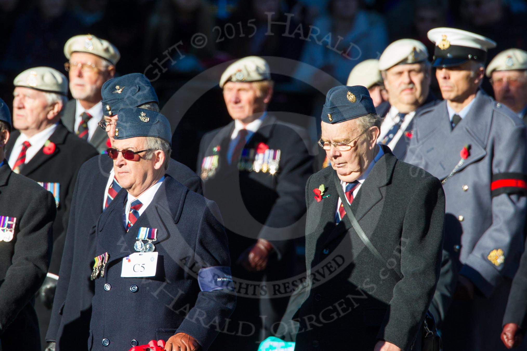 Remembrance Sunday Cenotaph March Past 2013: C5 - Royal Air Force Air Loadmasters Association..
Press stand opposite the Foreign Office building, Whitehall, London SW1,
London,
Greater London,
United Kingdom,
on 10 November 2013 at 12:06, image #1716