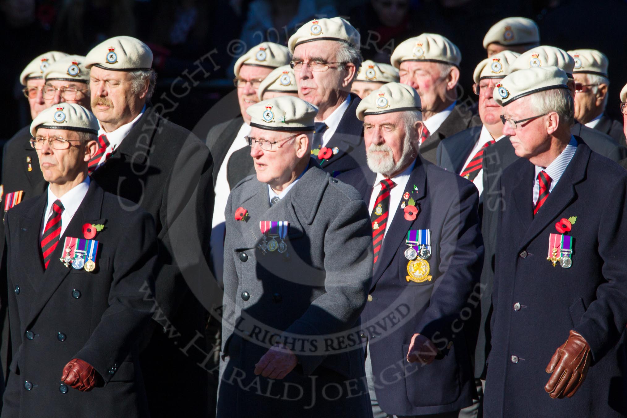 Remembrance Sunday Cenotaph March Past 2013: C6 - Royal Air Force Police Association..
Press stand opposite the Foreign Office building, Whitehall, London SW1,
London,
Greater London,
United Kingdom,
on 10 November 2013 at 12:06, image #1719