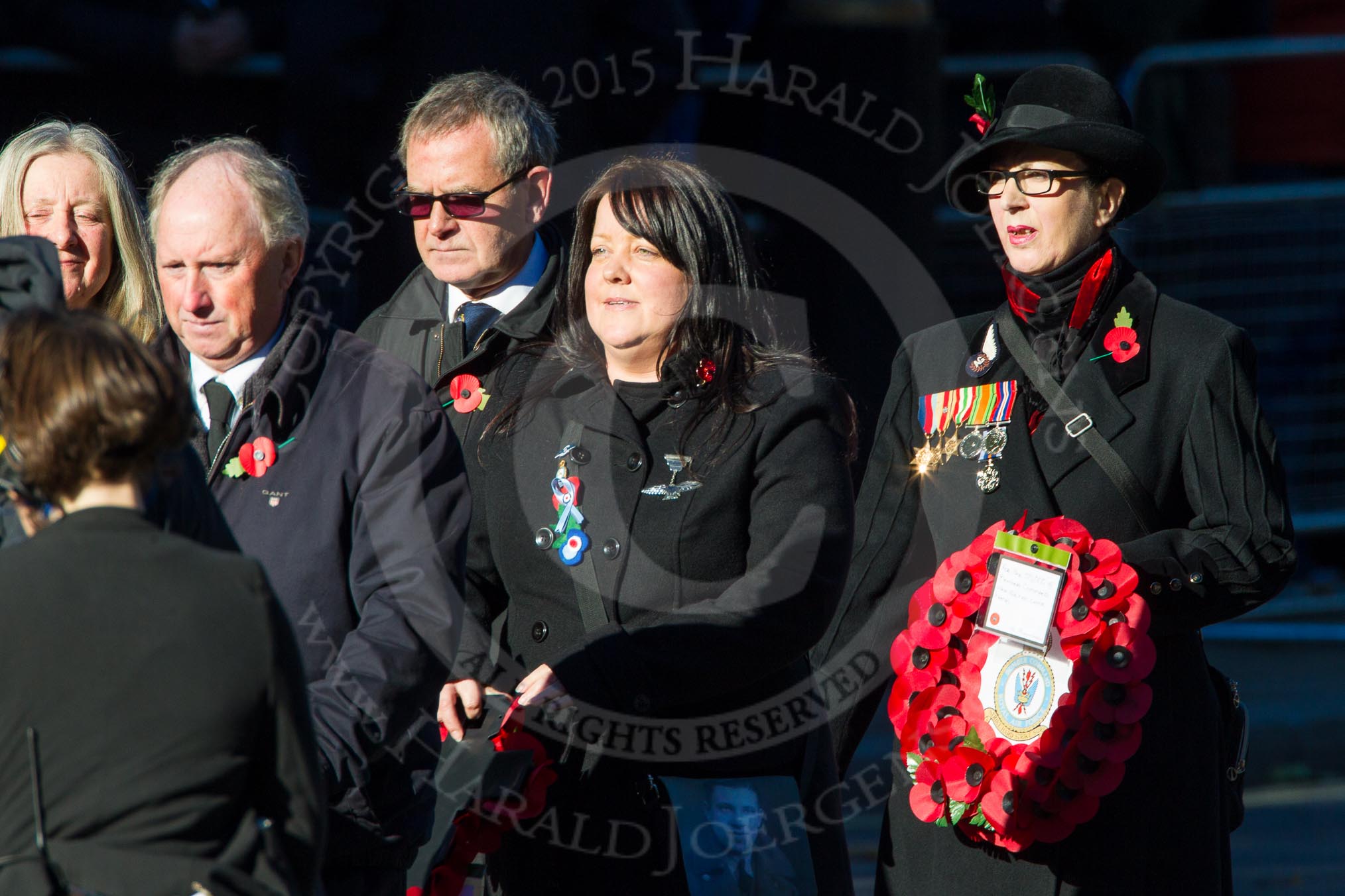 Remembrance Sunday Cenotaph March Past 2013: C8 - Bomber Command Association..
Press stand opposite the Foreign Office building, Whitehall, London SW1,
London,
Greater London,
United Kingdom,
on 10 November 2013 at 12:06, image #1740