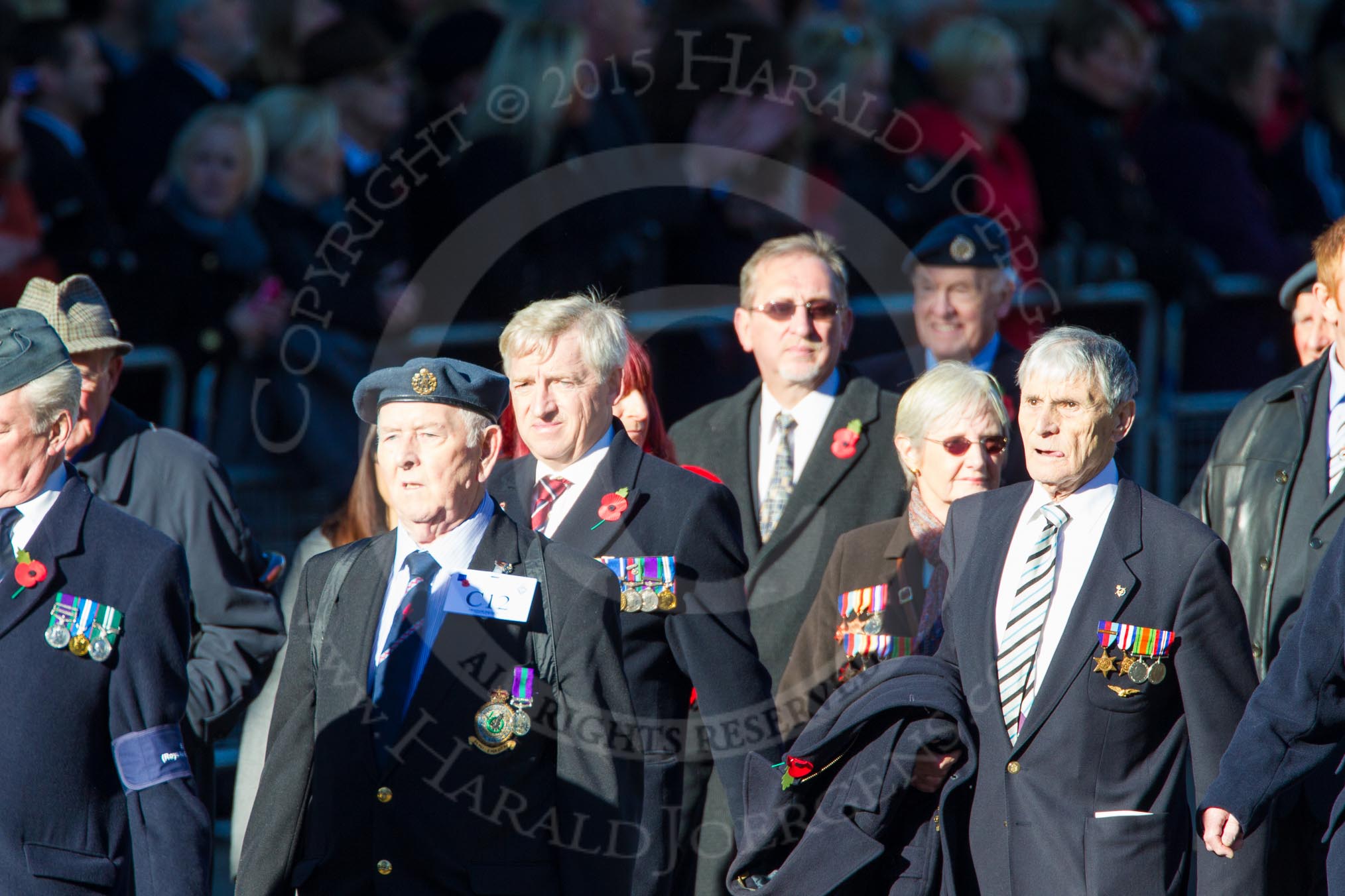 Remembrance Sunday Cenotaph March Past 2013: C12 - 6 Squadron (Royal Air Force) Association..
Press stand opposite the Foreign Office building, Whitehall, London SW1,
London,
Greater London,
United Kingdom,
on 10 November 2013 at 12:07, image #1786