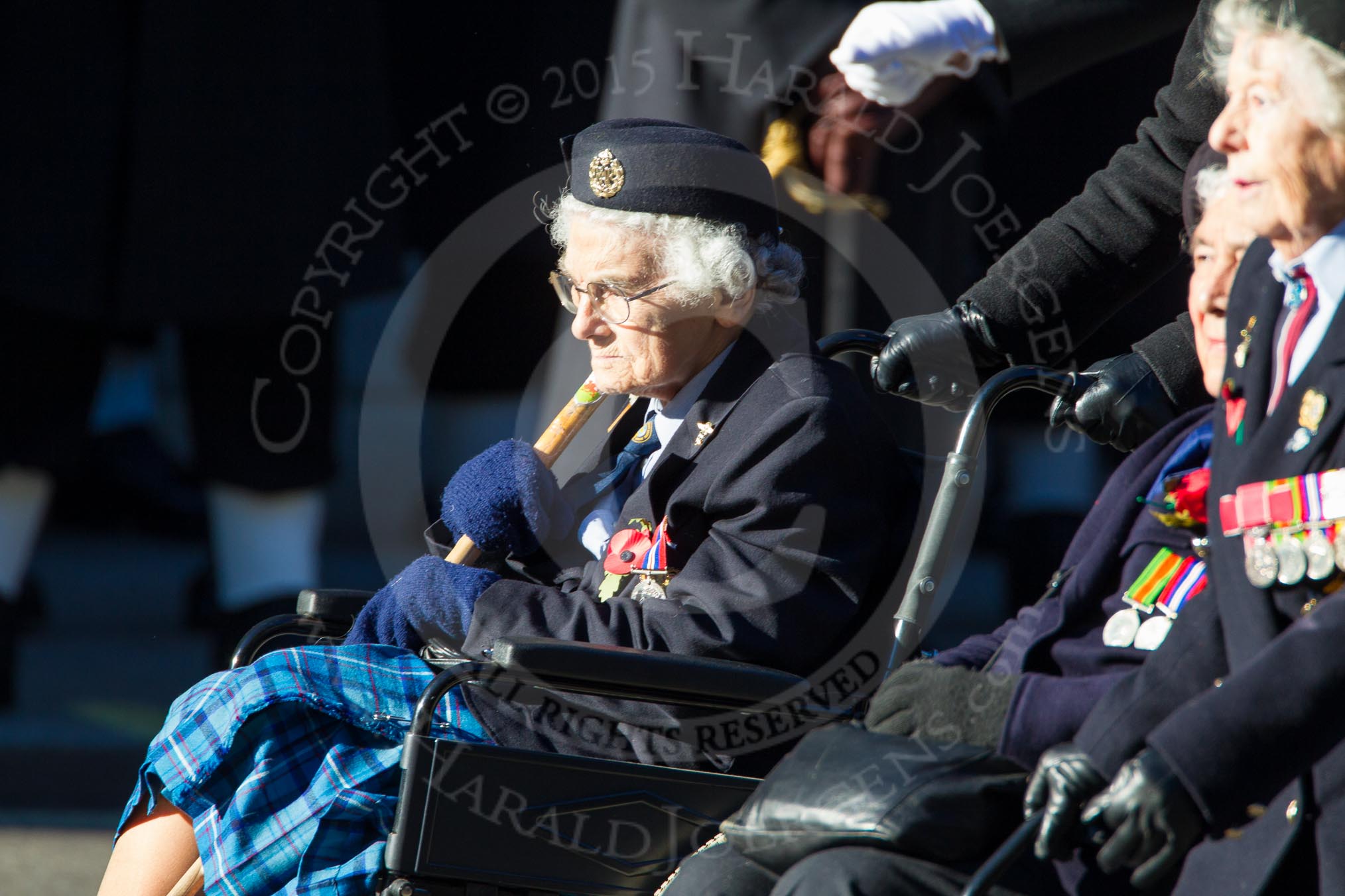 Remembrance Sunday Cenotaph March Past 2013: C21 - Women's Auxiliary Air Force..
Press stand opposite the Foreign Office building, Whitehall, London SW1,
London,
Greater London,
United Kingdom,
on 10 November 2013 at 12:09, image #1849