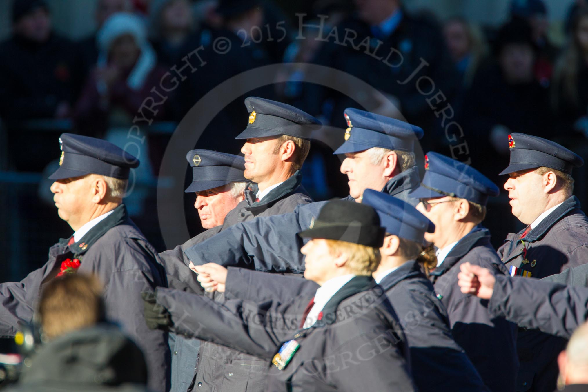 Remembrance Sunday Cenotaph March Past 2013: M1 - Transport For London..
Press stand opposite the Foreign Office building, Whitehall, London SW1,
London,
Greater London,
United Kingdom,
on 10 November 2013 at 12:09, image #1852