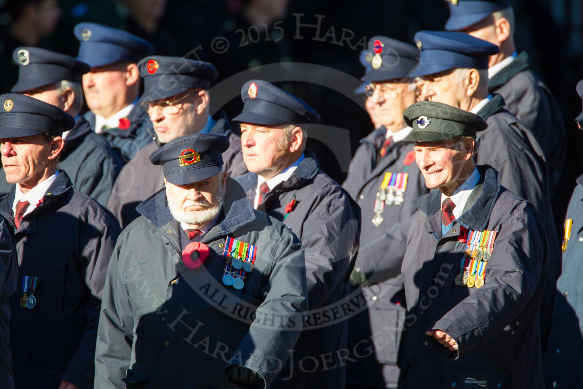 Remembrance Sunday Cenotaph March Past 2013: M1 - Transport For London..
Press stand opposite the Foreign Office building, Whitehall, London SW1,
London,
Greater London,
United Kingdom,
on 10 November 2013 at 12:09, image #1855