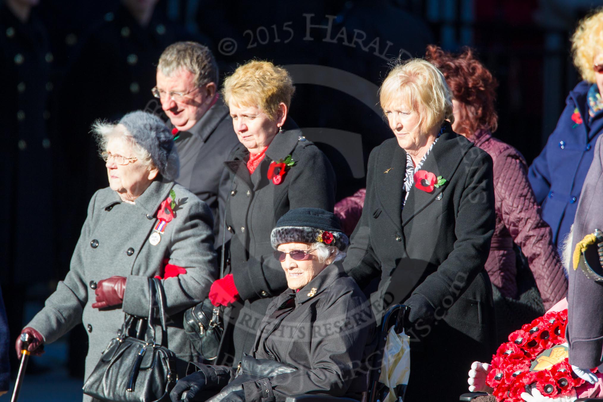 Remembrance Sunday Cenotaph March Past 2013: M3 - Munitions Workers Association..
Press stand opposite the Foreign Office building, Whitehall, London SW1,
London,
Greater London,
United Kingdom,
on 10 November 2013 at 12:09, image #1875