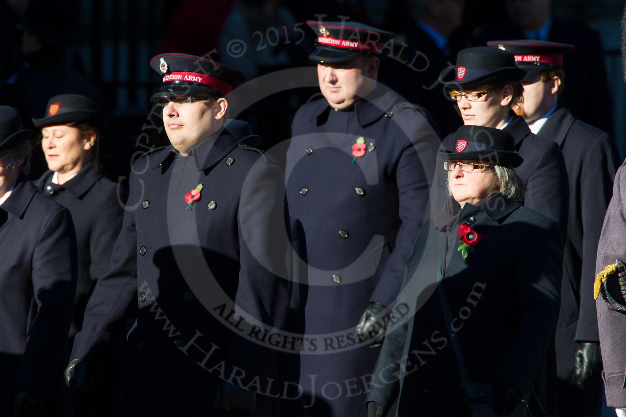 Remembrance Sunday Cenotaph March Past 2013: M7 - Salvation Army..
Press stand opposite the Foreign Office building, Whitehall, London SW1,
London,
Greater London,
United Kingdom,
on 10 November 2013 at 12:10, image #1926