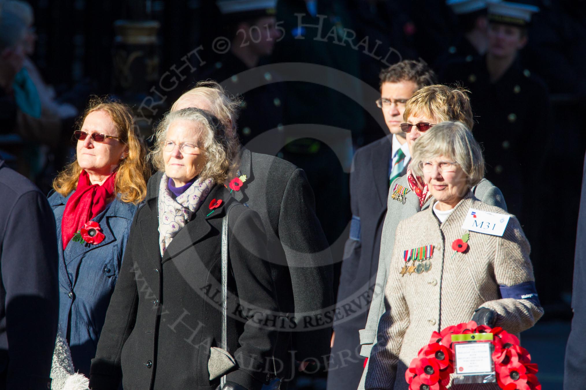 Remembrance Sunday Cenotaph March Past 2013: M31 - Malayan Volunteers Group..
Press stand opposite the Foreign Office building, Whitehall, London SW1,
London,
Greater London,
United Kingdom,
on 10 November 2013 at 12:12, image #2111
