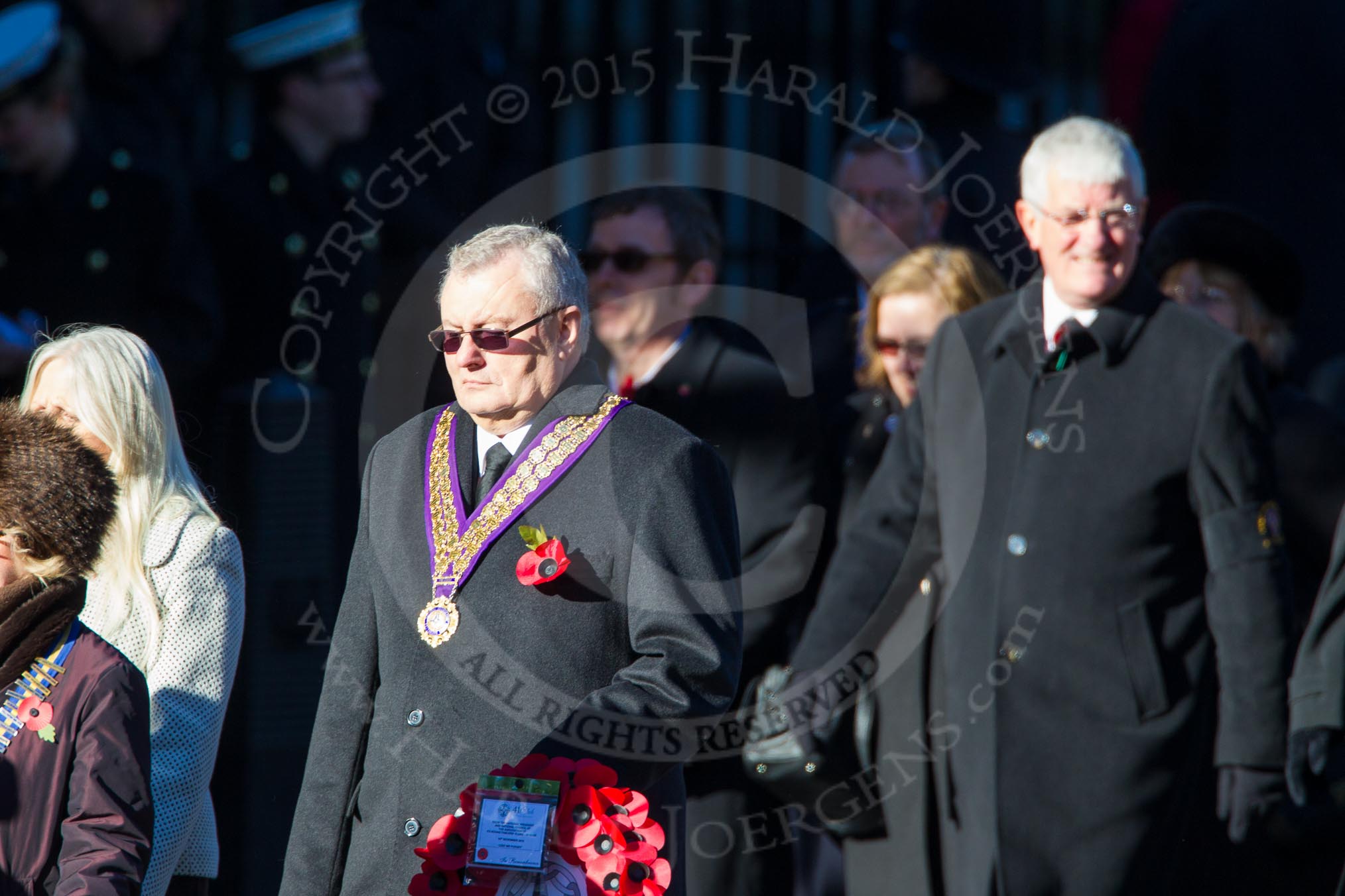 Remembrance Sunday Cenotaph March Past 2013: M39 - National Association of Round Tables..
Press stand opposite the Foreign Office building, Whitehall, London SW1,
London,
Greater London,
United Kingdom,
on 10 November 2013 at 12:14, image #2179