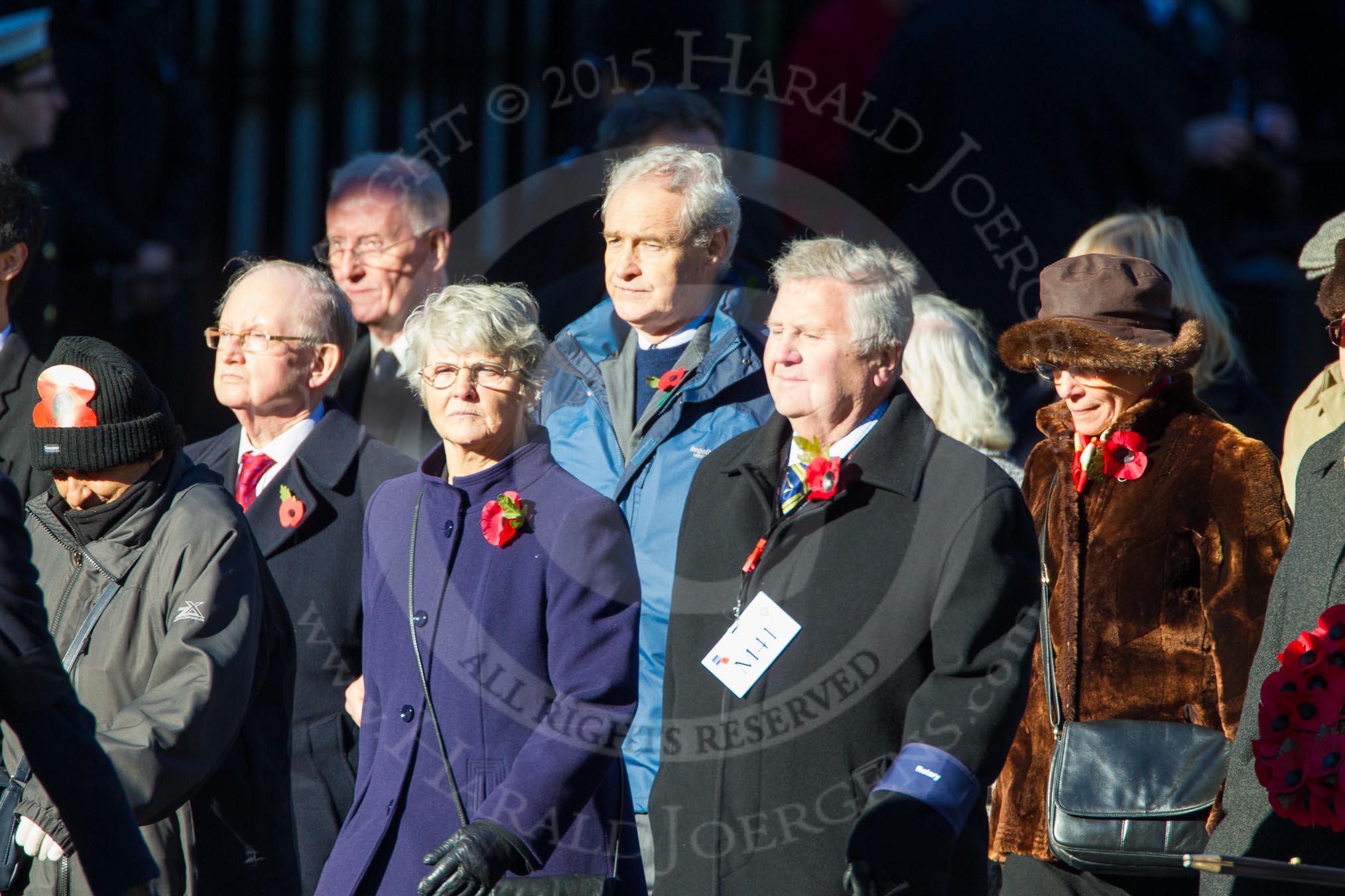 Remembrance Sunday Cenotaph March Past 2013: M41 - Rotary International..
Press stand opposite the Foreign Office building, Whitehall, London SW1,
London,
Greater London,
United Kingdom,
on 10 November 2013 at 12:14, image #2192