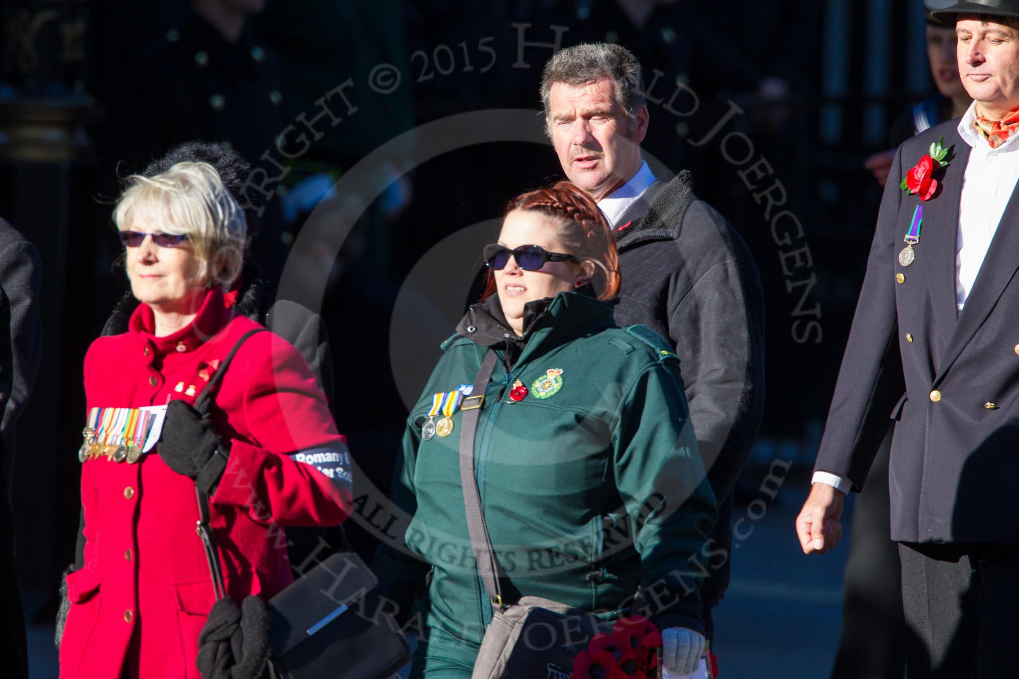 Remembrance Sunday Cenotaph March Past 2013: M44 - Romany & Traveller Society..
Press stand opposite the Foreign Office building, Whitehall, London SW1,
London,
Greater London,
United Kingdom,
on 10 November 2013 at 12:14, image #2213