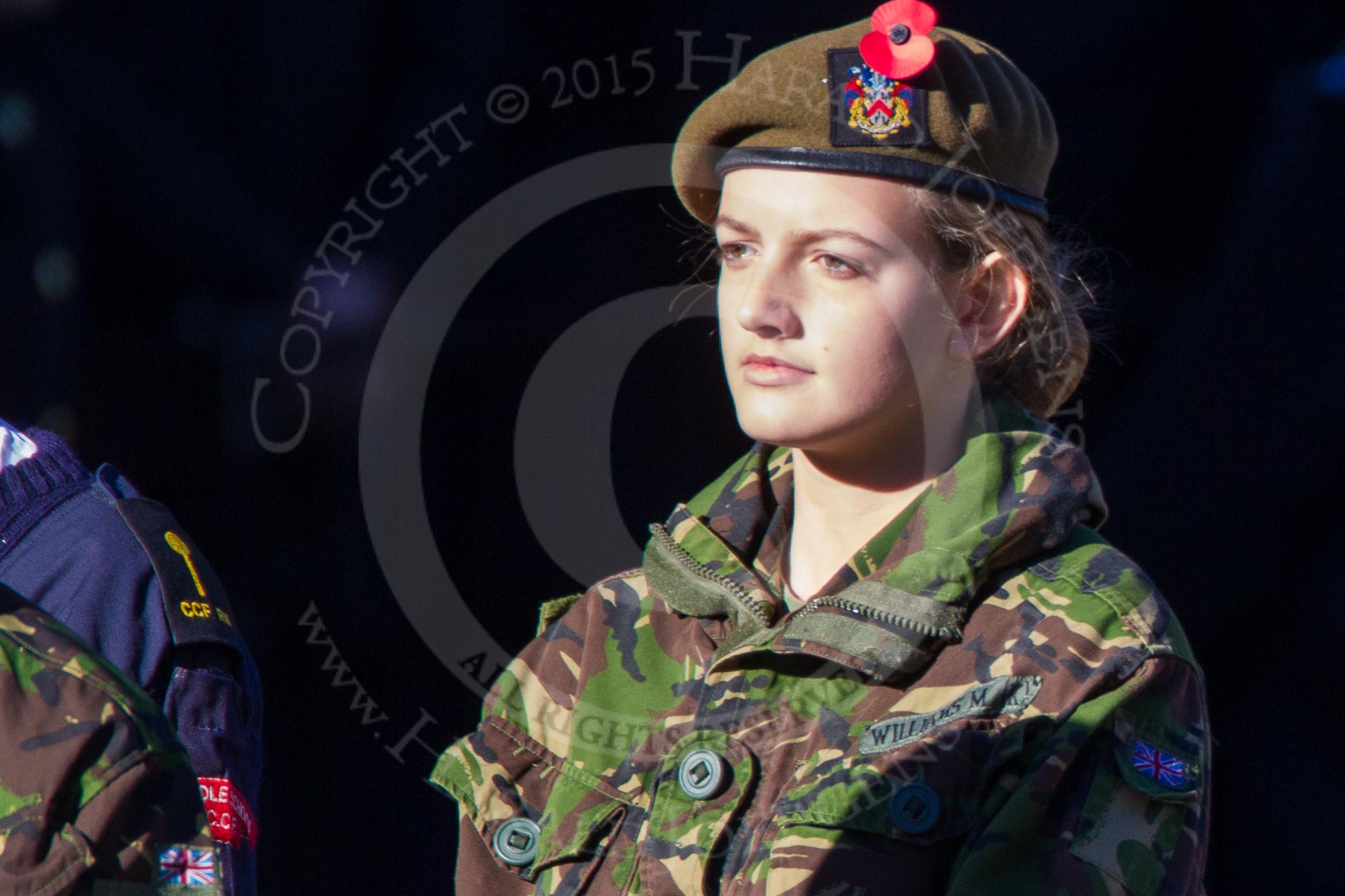 Remembrance Sunday Cenotaph March Past 2013: M46 - Combined Cadet Force..
Press stand opposite the Foreign Office building, Whitehall, London SW1,
London,
Greater London,
United Kingdom,
on 10 November 2013 at 12:15, image #2230