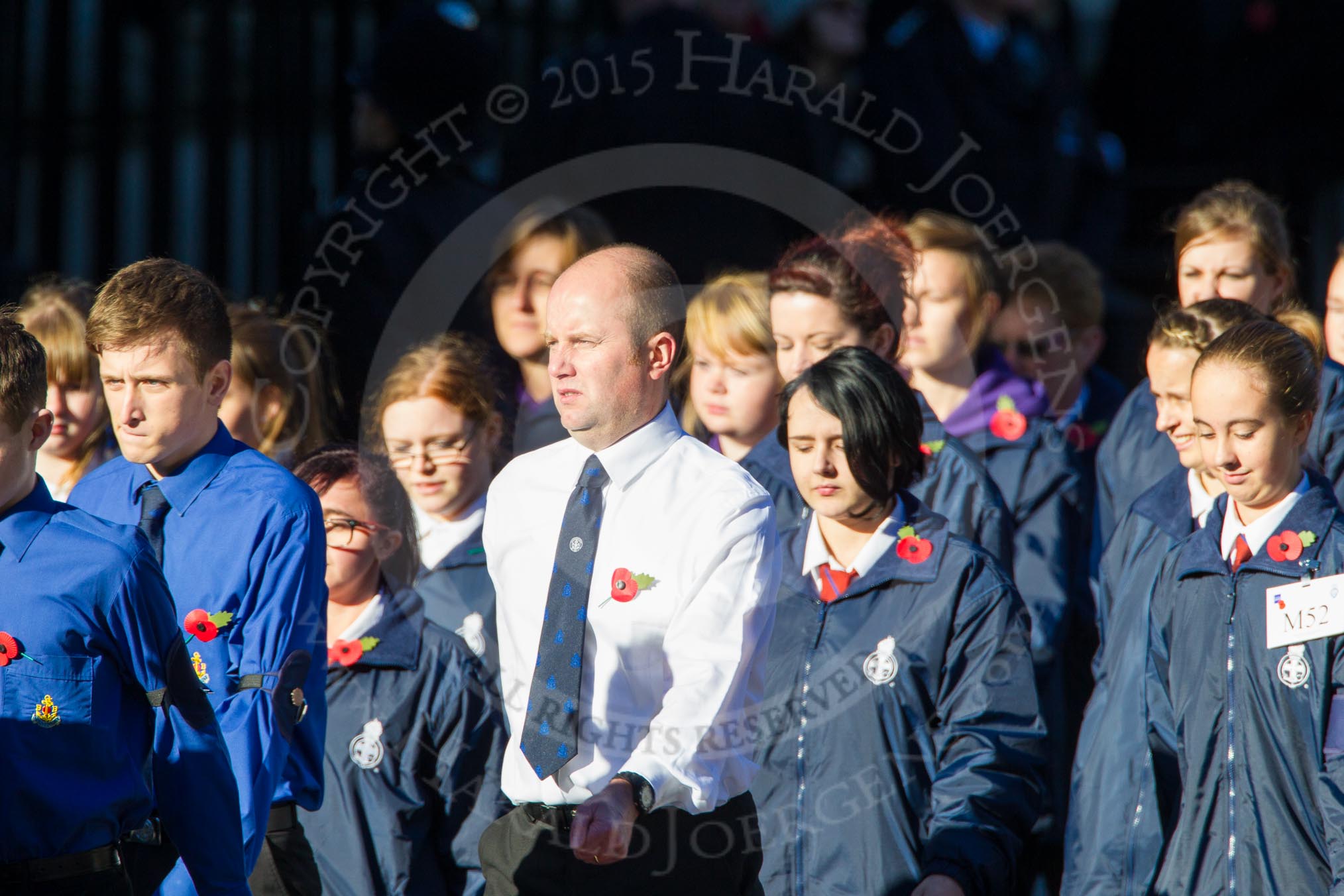 Remembrance Sunday Cenotaph March Past 2013: M52 - Girls Brigade England & Wales..
Press stand opposite the Foreign Office building, Whitehall, London SW1,
London,
Greater London,
United Kingdom,
on 10 November 2013 at 12:15, image #2285