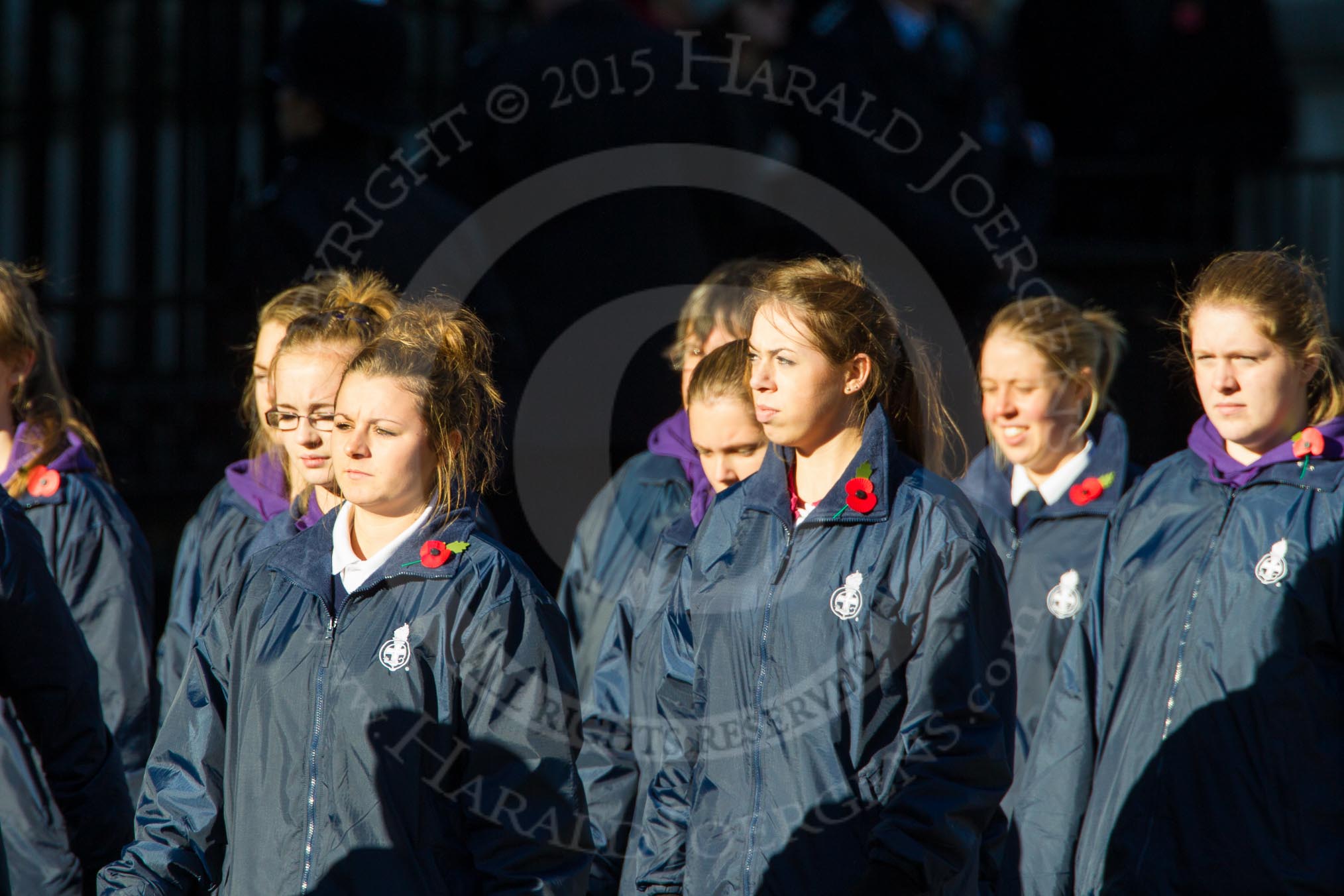 Remembrance Sunday Cenotaph March Past 2013: M52 - Girls Brigade England & Wales..
Press stand opposite the Foreign Office building, Whitehall, London SW1,
London,
Greater London,
United Kingdom,
on 10 November 2013 at 12:15, image #2289