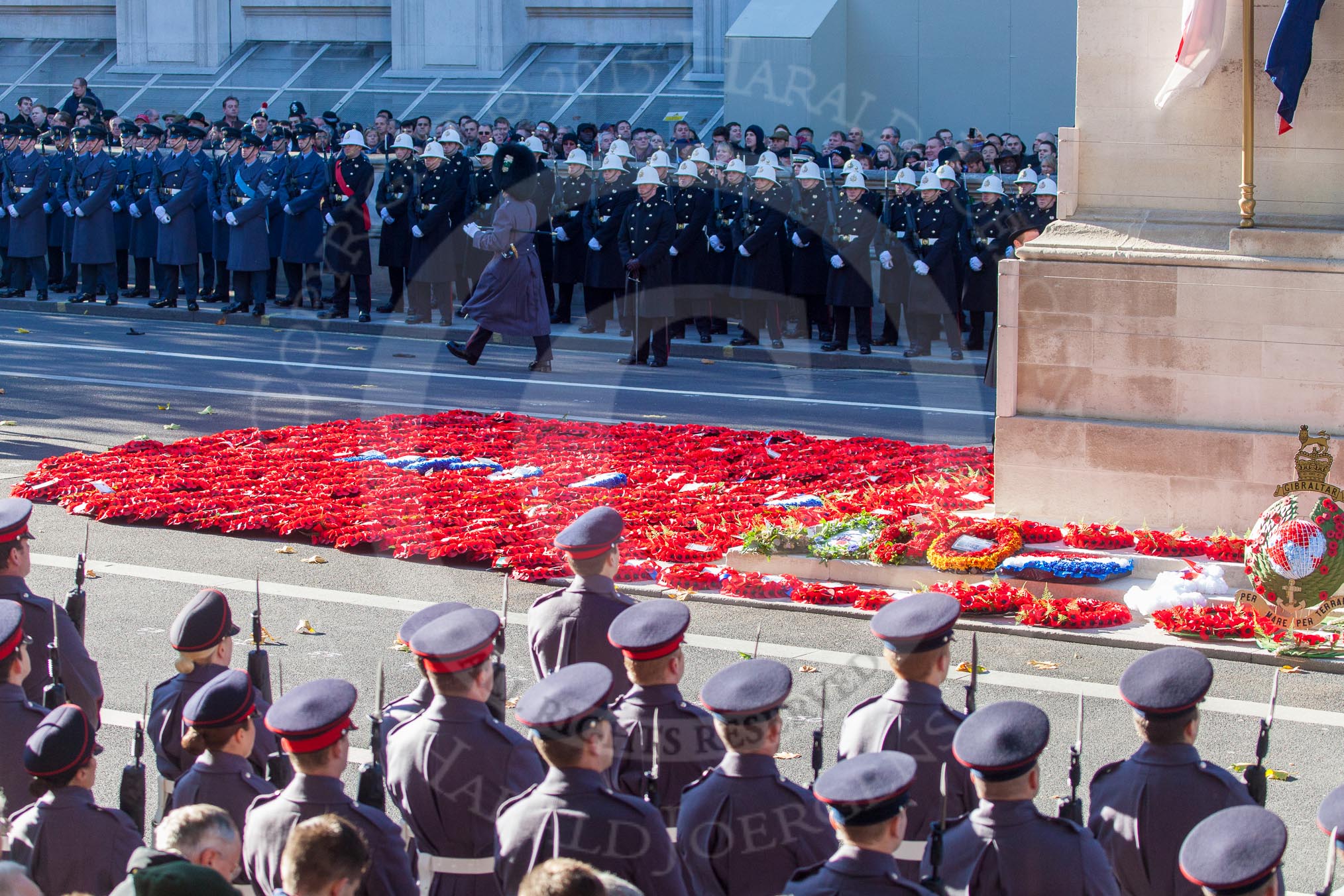 Remembrance Sunday Cenotaph March Past 2013.
Press stand opposite the Foreign Office building, Whitehall, London SW1,
London,
Greater London,
United Kingdom,
on 10 November 2013 at 12:17, image #2352