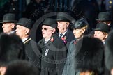Remembrance Sunday Cenotaph March Past 2013: Trustees of the Royal British Legion leading the March Past..
Press stand opposite the Foreign Office building, Whitehall, London SW1,
London,
Greater London,
United Kingdom,
on 10 November 2013 at 11:38, image #12