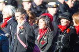 Remembrance Sunday Cenotaph March Past 2013: D1 - War Widows Association. The War Widows' Association exisits to improve the conditions of all War Widow/ers in the United Kingdom. The Association formed in 1971 following an article in a Sunday newspaper that highlighted the plight of Britain’s “forgotten women”. The Association gained charitable status in 1991 and continues to campaign against injustice..
Press stand opposite the Foreign Office building, Whitehall, London SW1,
London,
Greater London,
United Kingdom,
on 10 November 2013 at 11:38, image #22