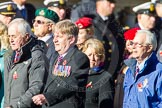 Remembrance Sunday Cenotaph March Past 2013: D24 - SSAFA Forces Help, set up to help former and serving members of the British Armed Forces and their families or dependants. In the centre of the image is the SSAFA Controller (Chief Executive) Air Vice-Marshal David Murray CVO OBE RAF..
Press stand opposite the Foreign Office building, Whitehall, London SW1,
London,
Greater London,
United Kingdom,
on 10 November 2013 at 11:41, image #193